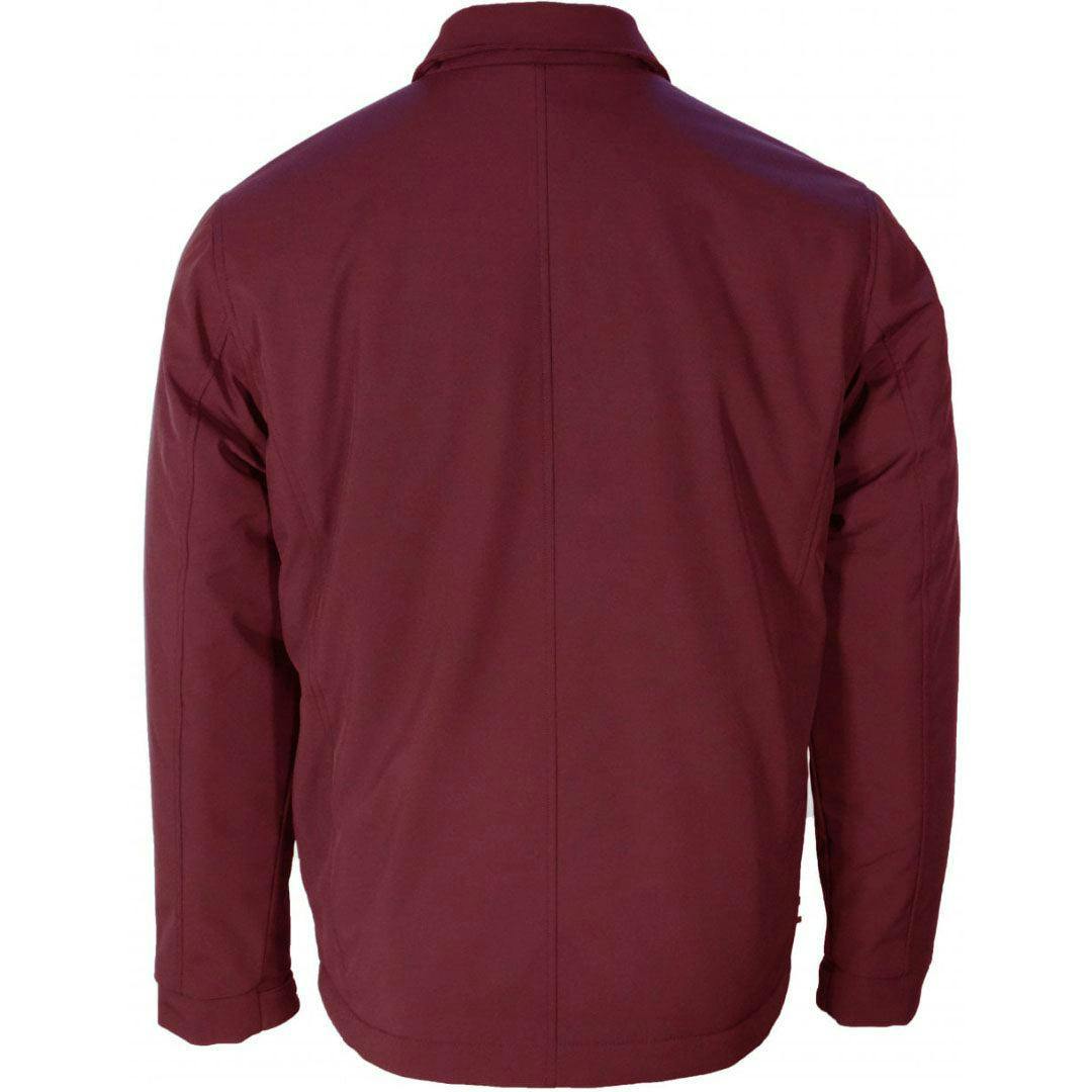 Aquascutum Men's Burgundy Active Coach Jacket - Xl - 100% Polyester