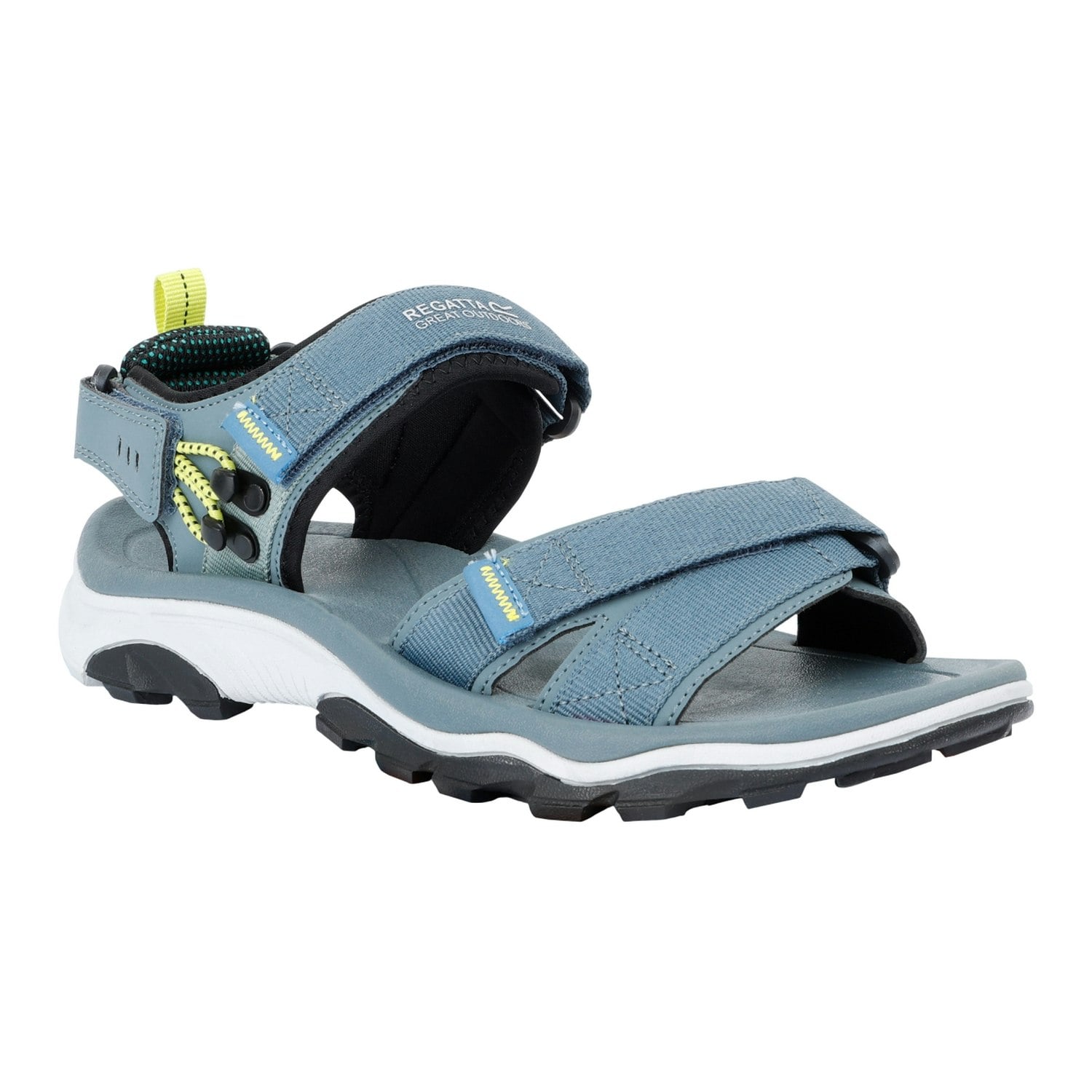 Regatta Men's Grey Blaze Sandals - /Wild Lime - /Wild Lime Size 6.5 Uk