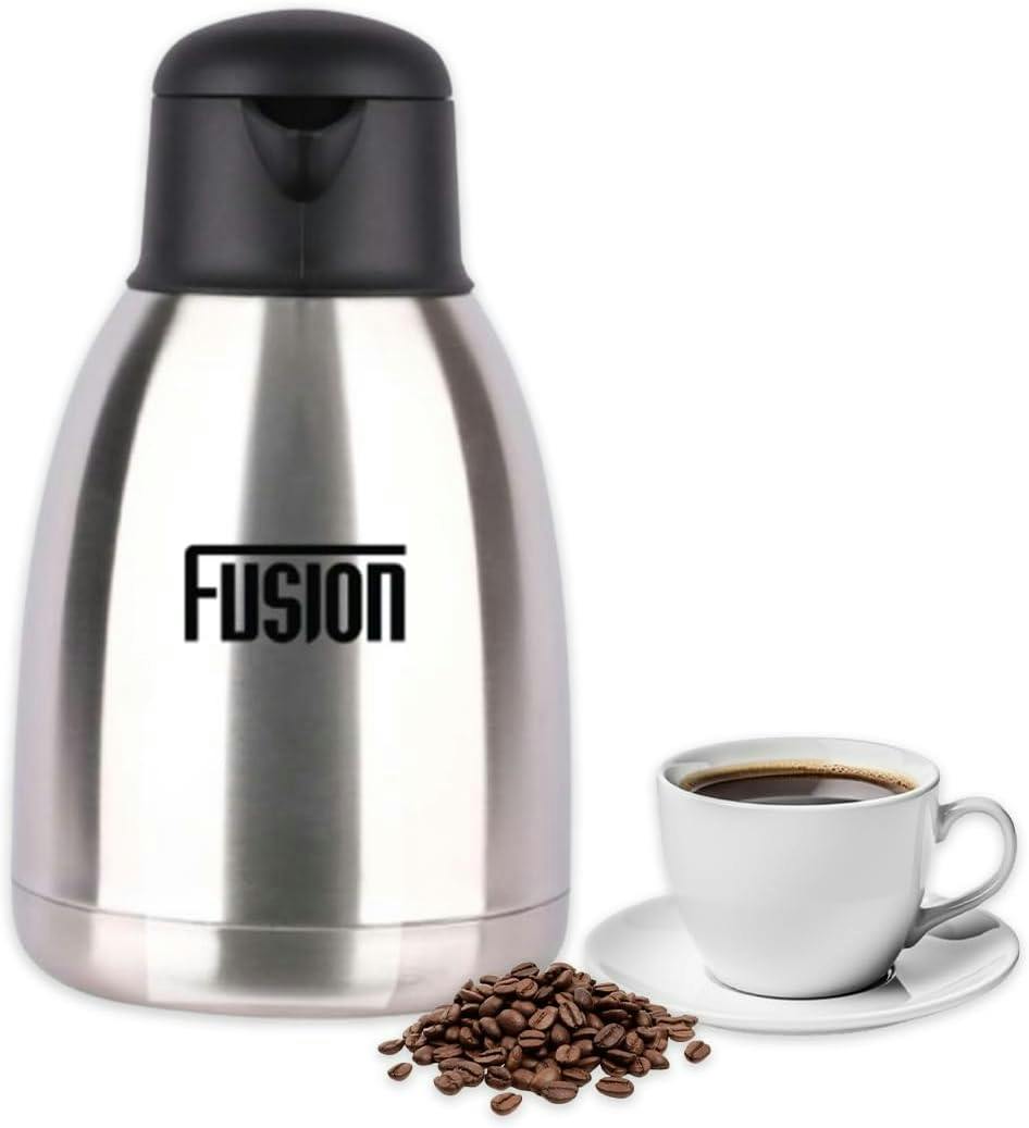 Fusion Food Care 2L Airpot Flask Stainless Steel Thermal Carafe - Image 2