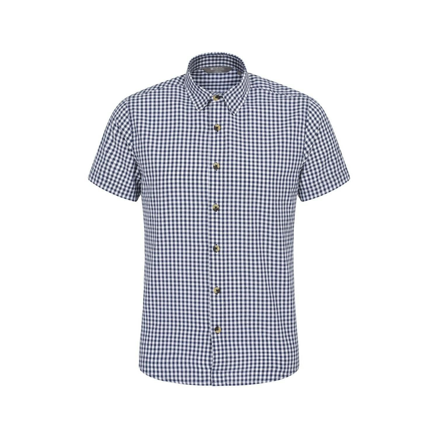 Mountain Warehouse Men's Weekender Shirt - Navy - Xs - Navy - 100% Cotton