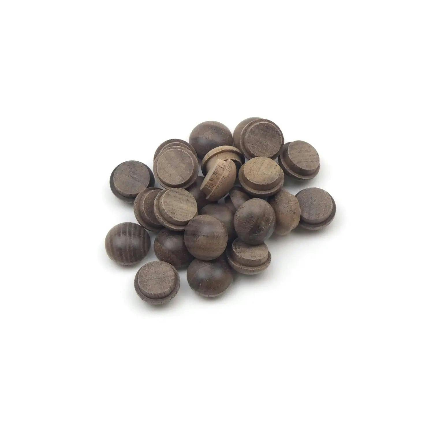 - Oakcrafts1/2"12.7mm Walnut Mushroom PlugPack Of 25 - Image 3