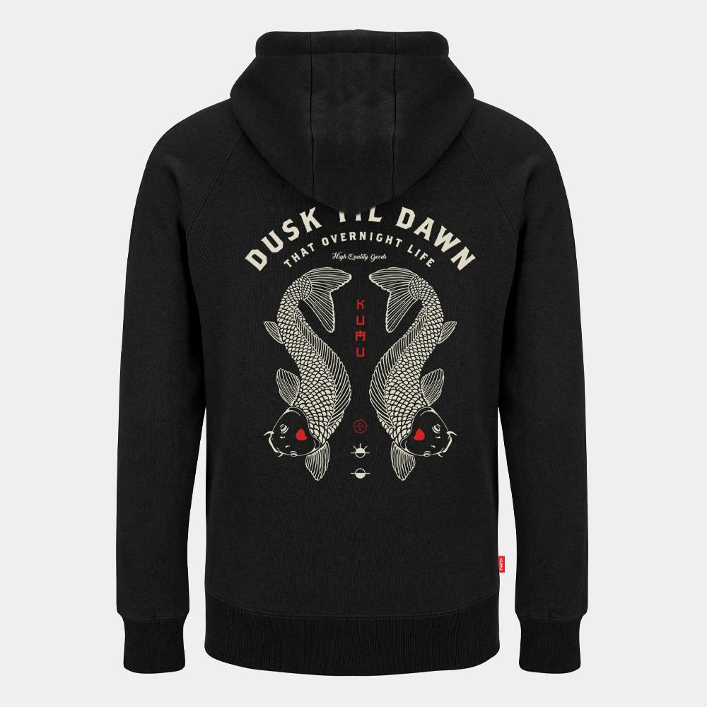 Kumu White/Red Dusk Til Dawn Hoodie - 4XL