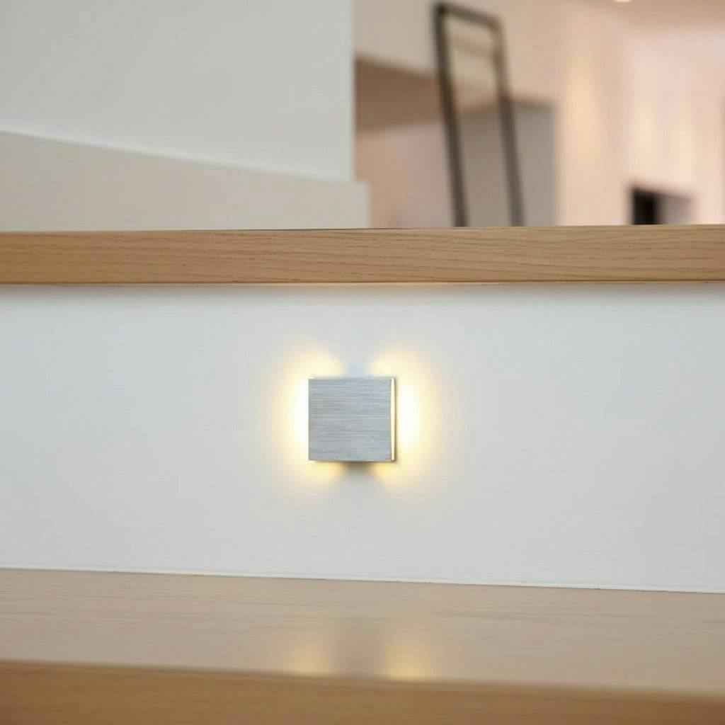 Rackhams Light Halo Square 1 Watt Recessed Interior Stair