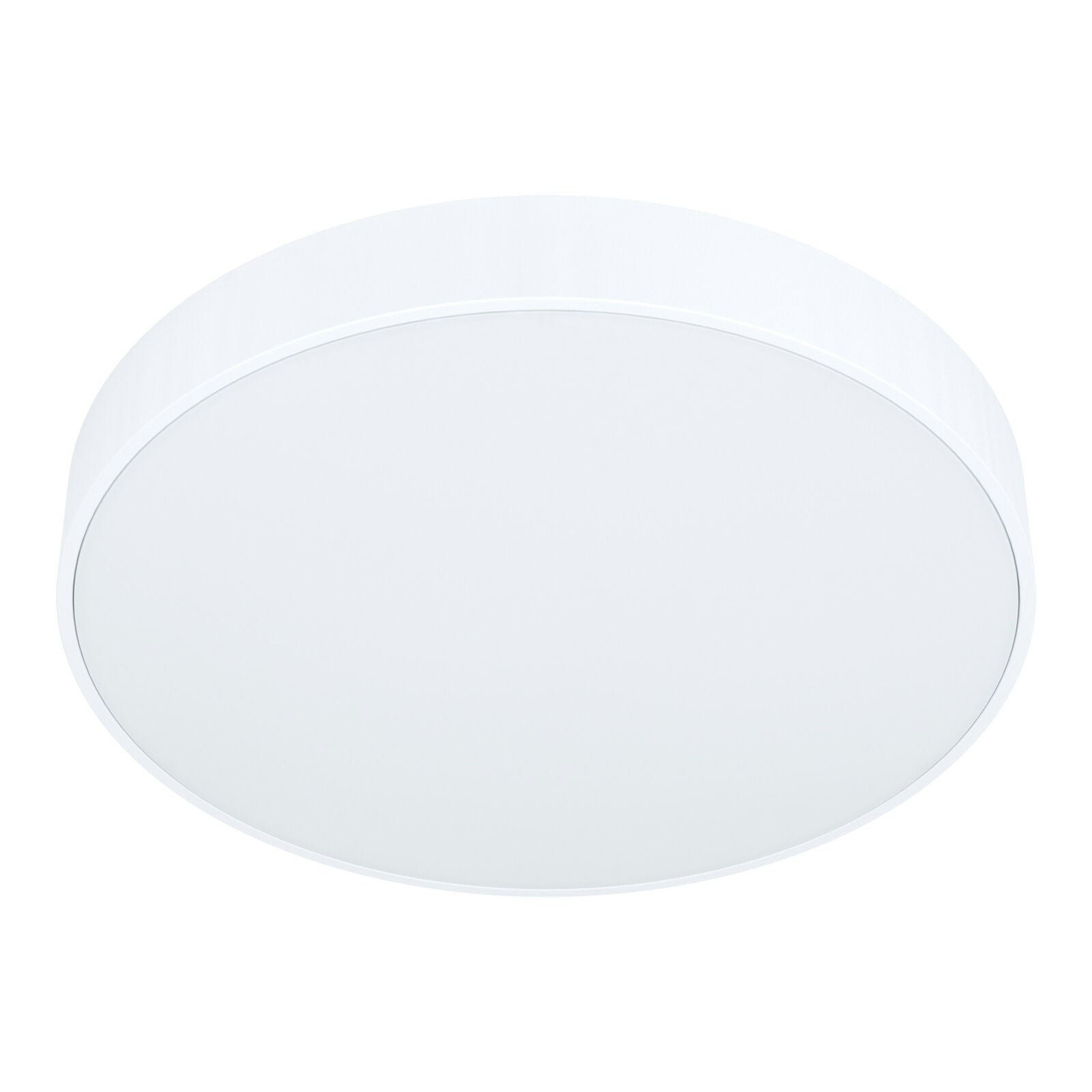 Rackhams Light/White Flush Ceiling Colour Shade Plastic Bulb Led 18W Included