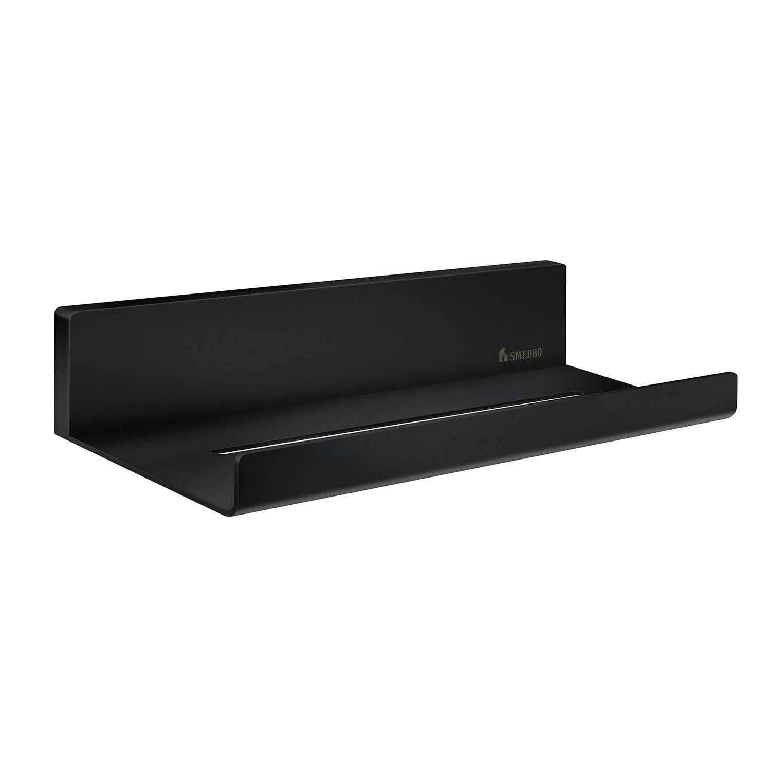 Smedbo Black Matt Shower Shelf (250 X 112Mm)