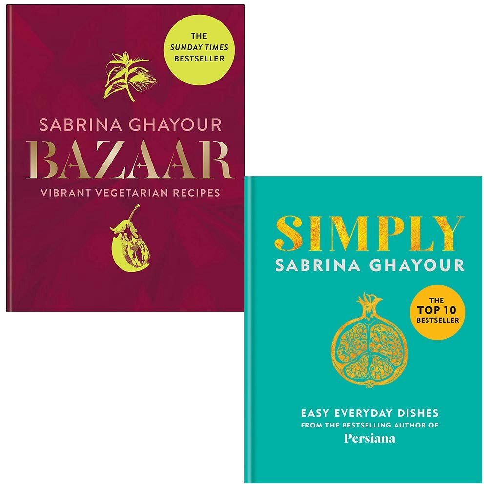 Mitchell Beazley Bazaar & Simply By Sabrina Ghayour 2 Books Collection Set