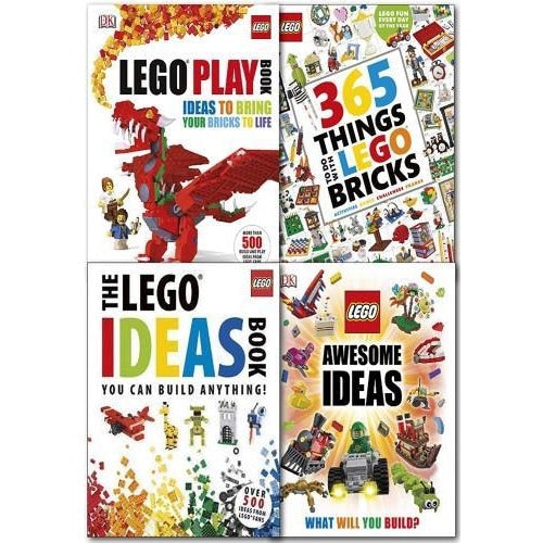 Dk Lego Books Collection Set 365 Things To Do With Lego Bricks The Lego Ideas Book You Can Build An.. Size 4