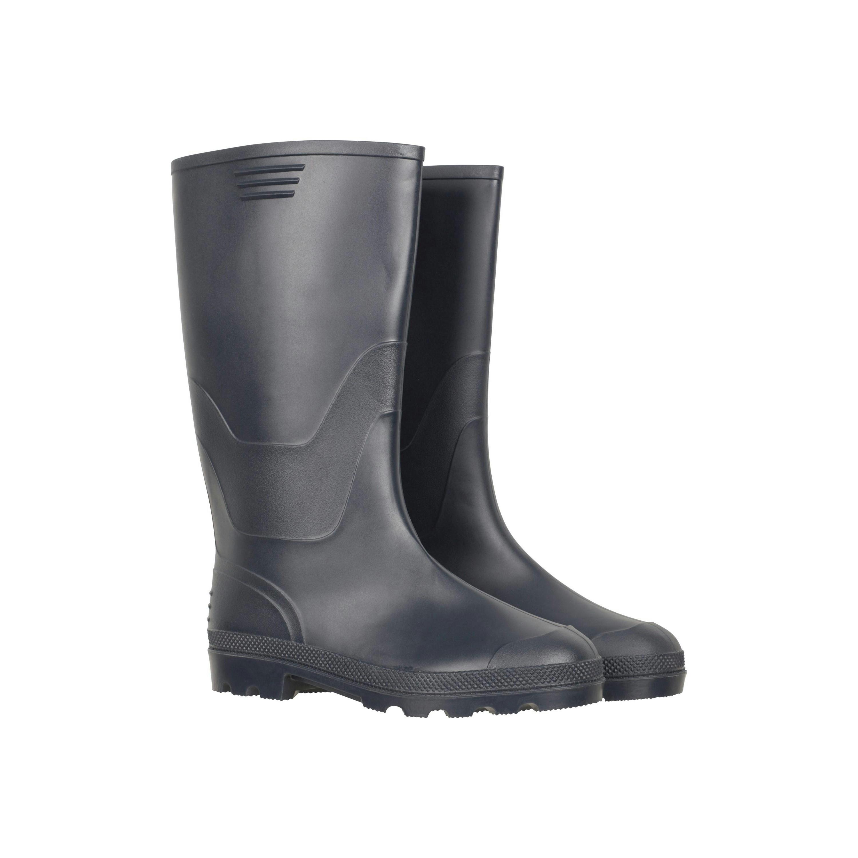 Mountain Warehouse Men's Wade Wellington Boots - Navy - 8 Uk - Navy - 60% Synthetic/20% Eva/20% Pvc