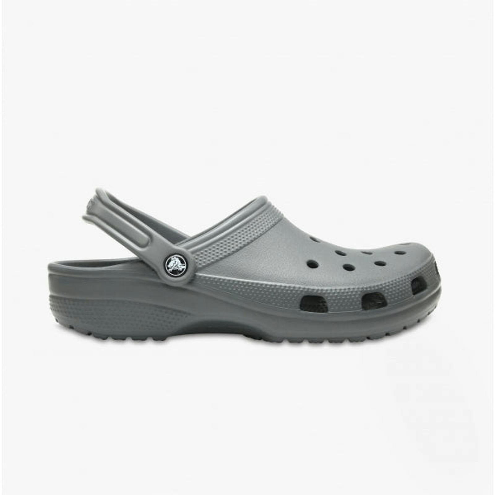 Crocs Unisex Grey 10001-0Da Classic Clogs Slate - Men's Uk 13
