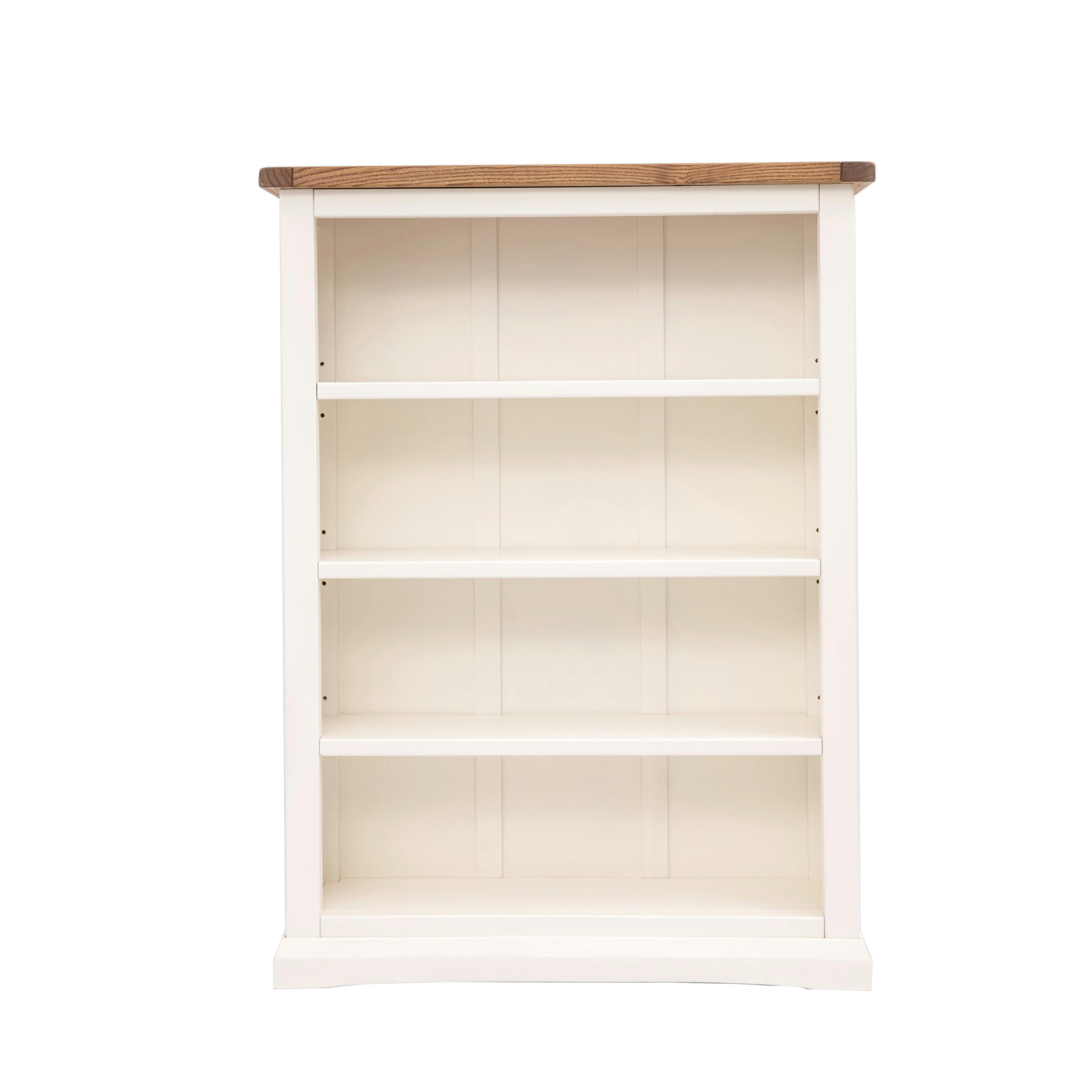 Cosenza - Bookcase - 4 Shelf - Wood - Off White - Image 3
