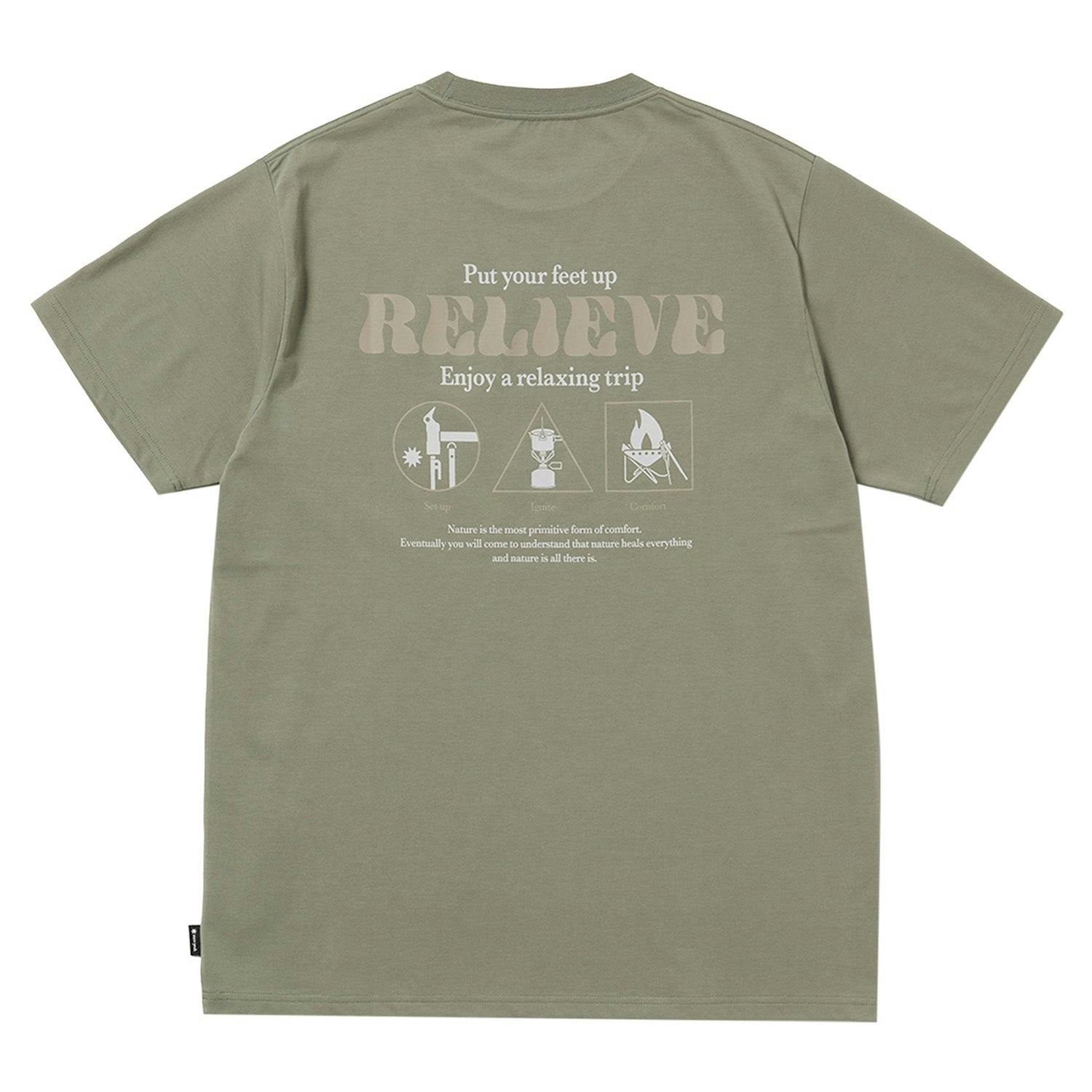 Snow Peak Camping Graphic T-Shirt - Small - Olive