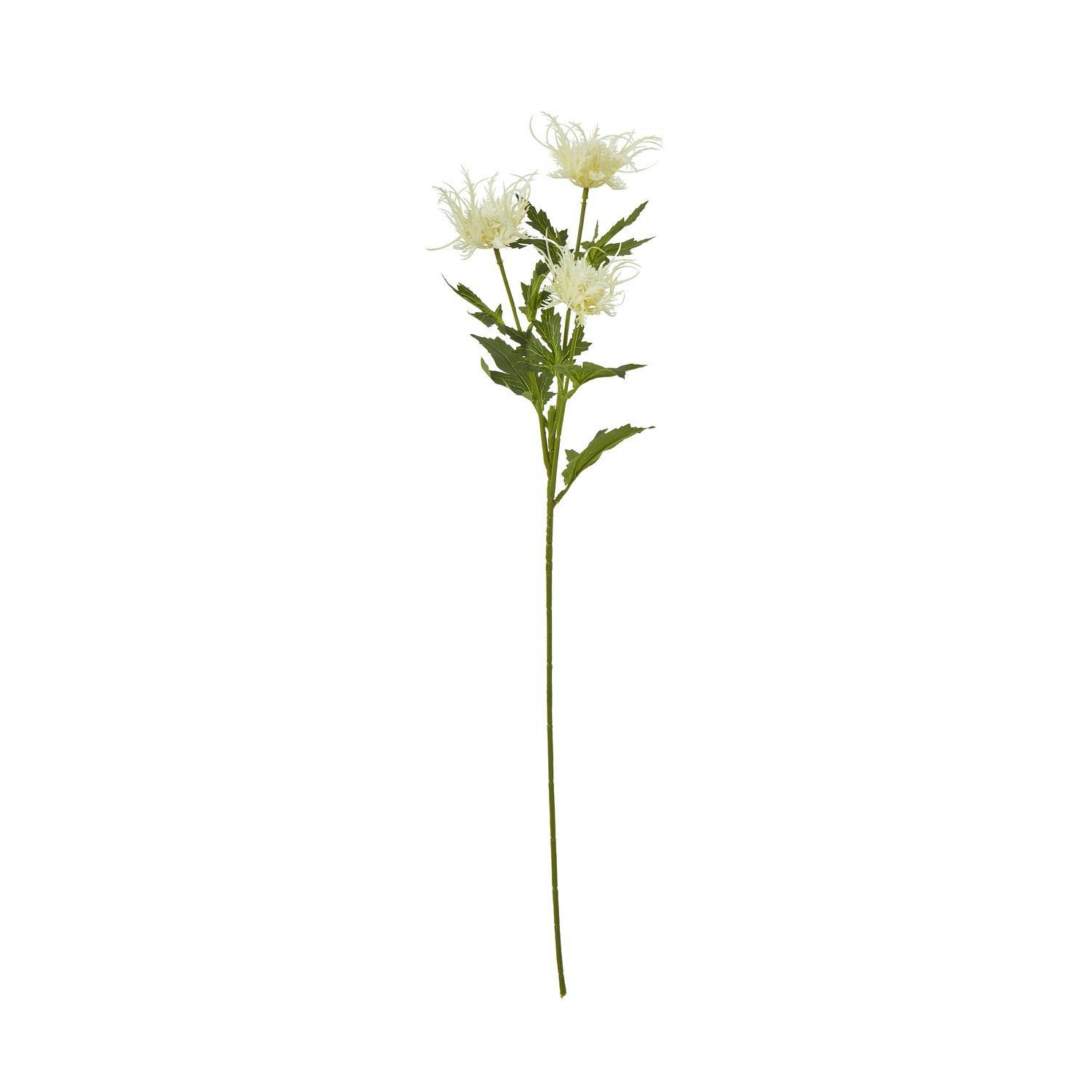 Hill Interiors Cream Sea Holly Spray Artificial Flower - One Size