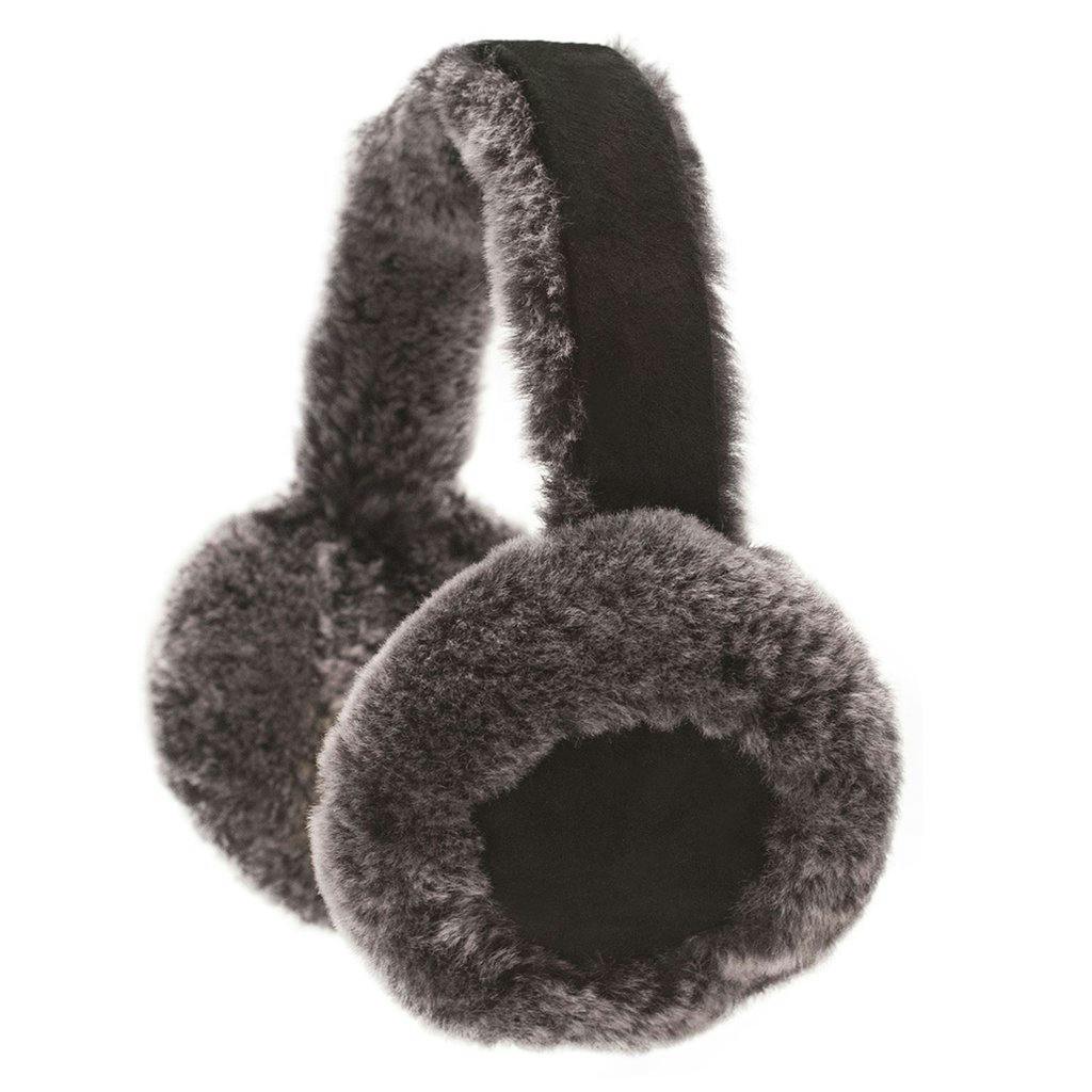 Eastern Counties Leather Women's Black Luxury Sheepskin Earmuffs - /Tipped - /Tipped - One Size