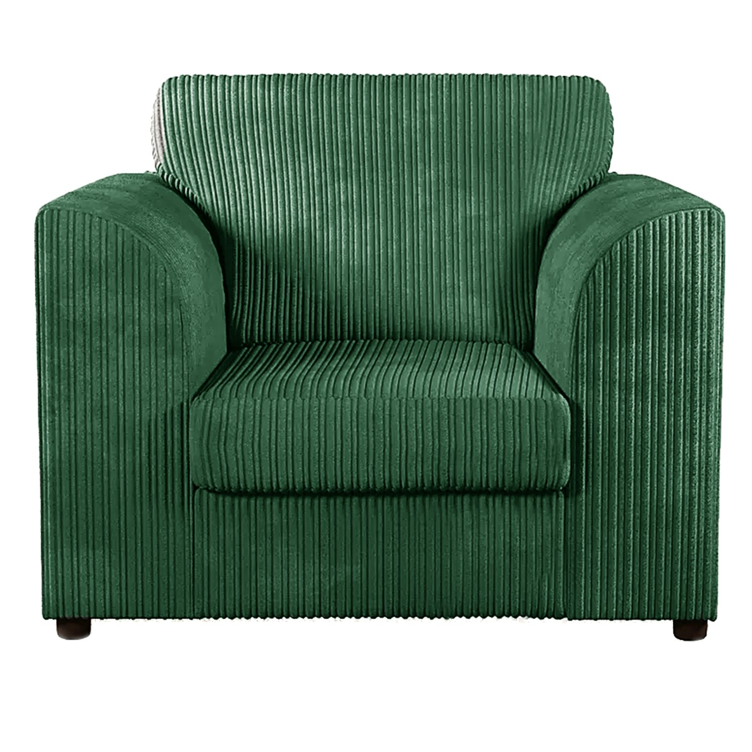 Furnishings For Less Green Luxor / Ferguson Cord Armchair