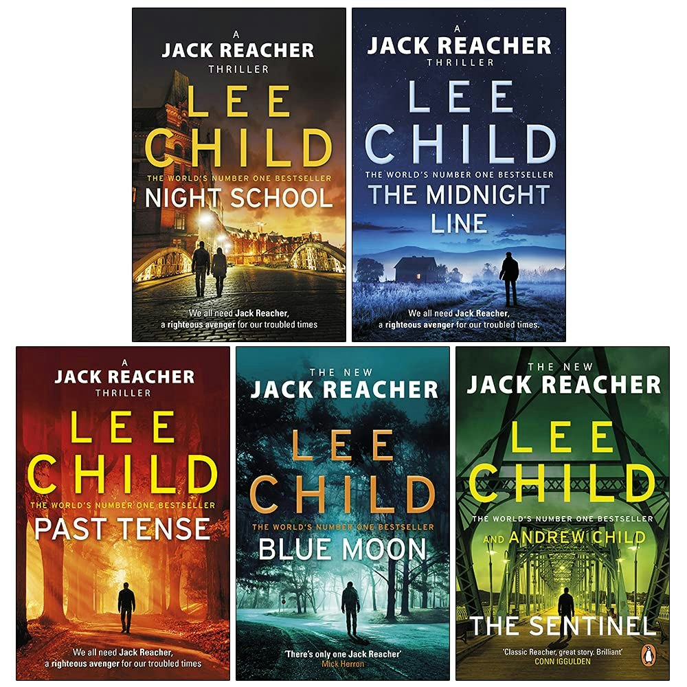 Bantam Blue Jack Reacher Series (21-25) Collection 5 Books Set By Lee Child