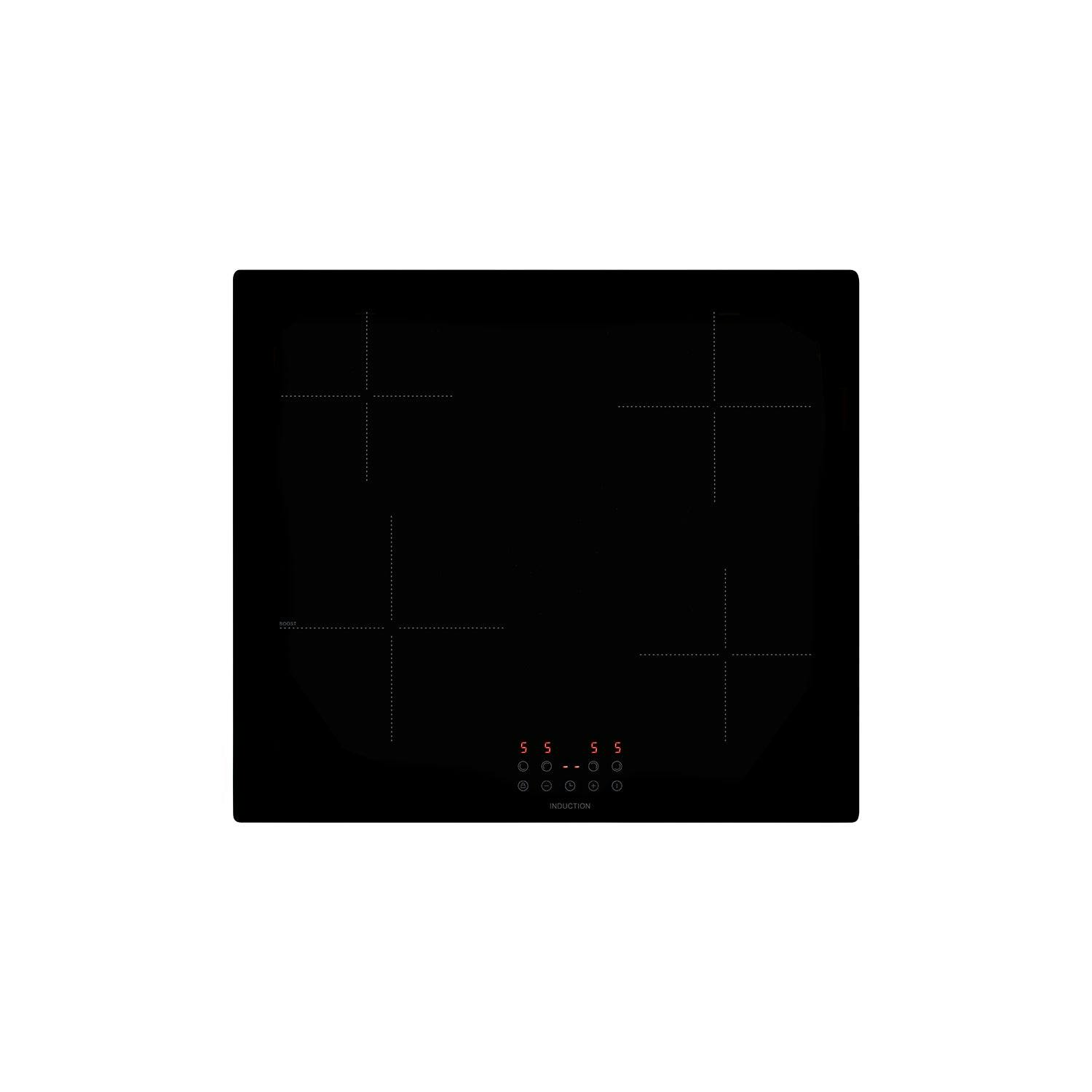 Willow Black 60Cm Ceramic Induction Hob - Wih60t