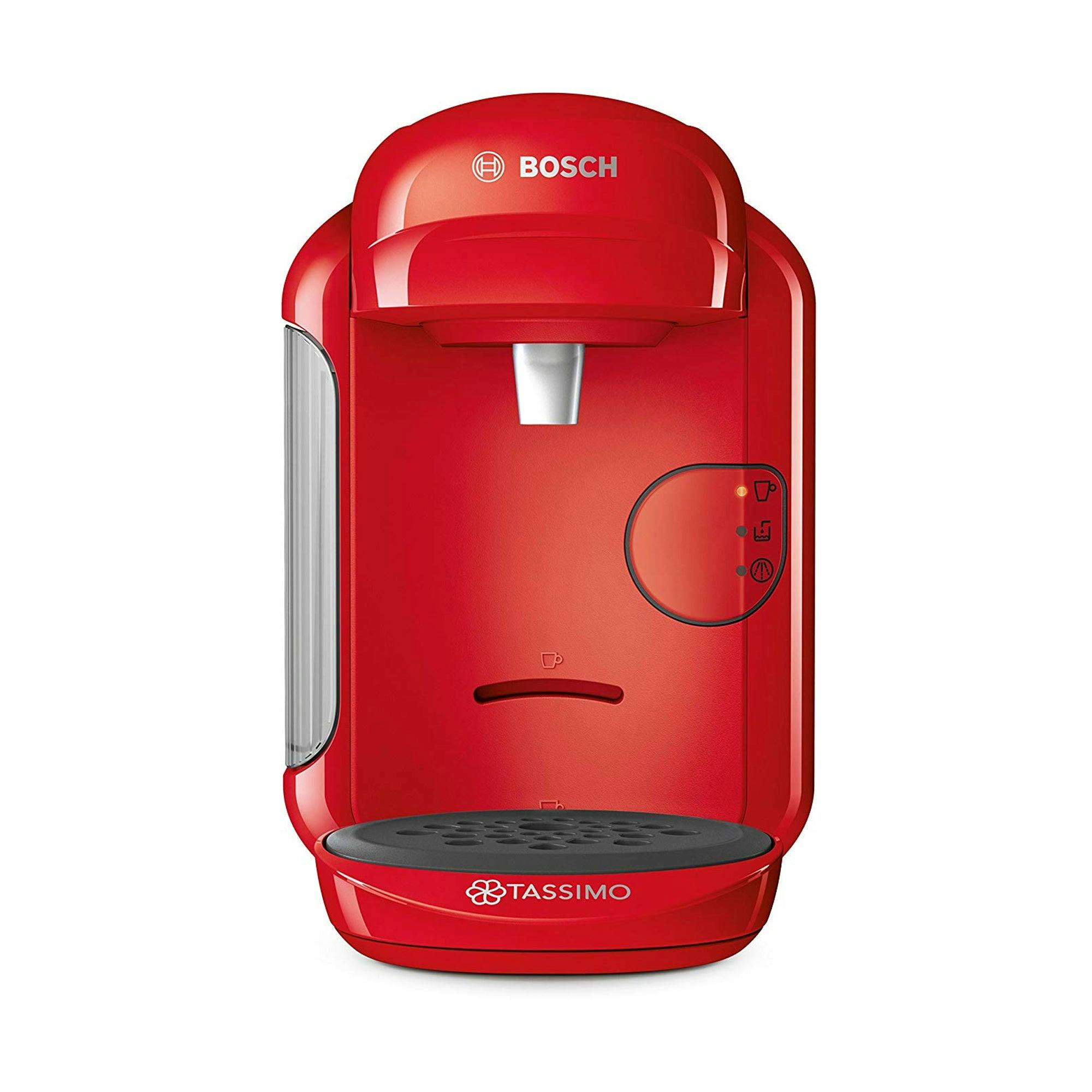 Bosch Red Coffee Machine Range - Tassimo Vivy 2, 1300W, 0.7L, One Button Operation