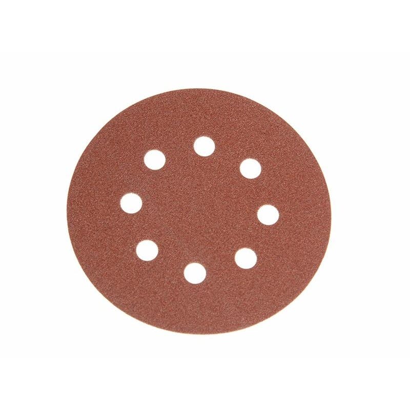 Faithfull Hook & Loop Sanding Discs, Did3 - Multi Colour - Multi Colour - 125Mm X 240G (Pack Of 25)