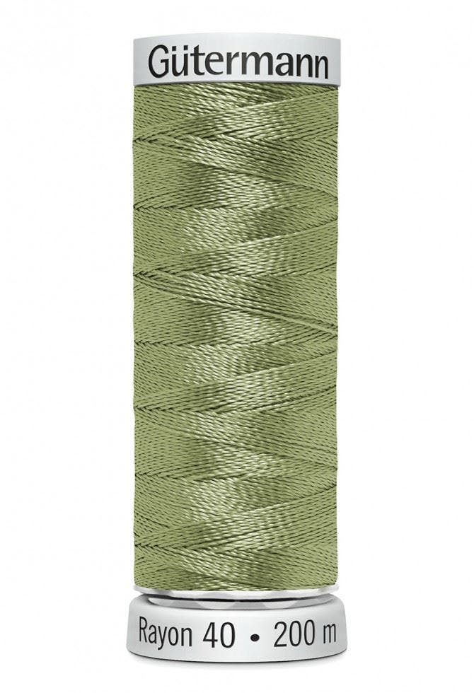 Gutermann No 40 Sulky Rayon Embroidery Thread 200M Rayon Thread Suitable For Embroidery - 1104 - 200 Metres