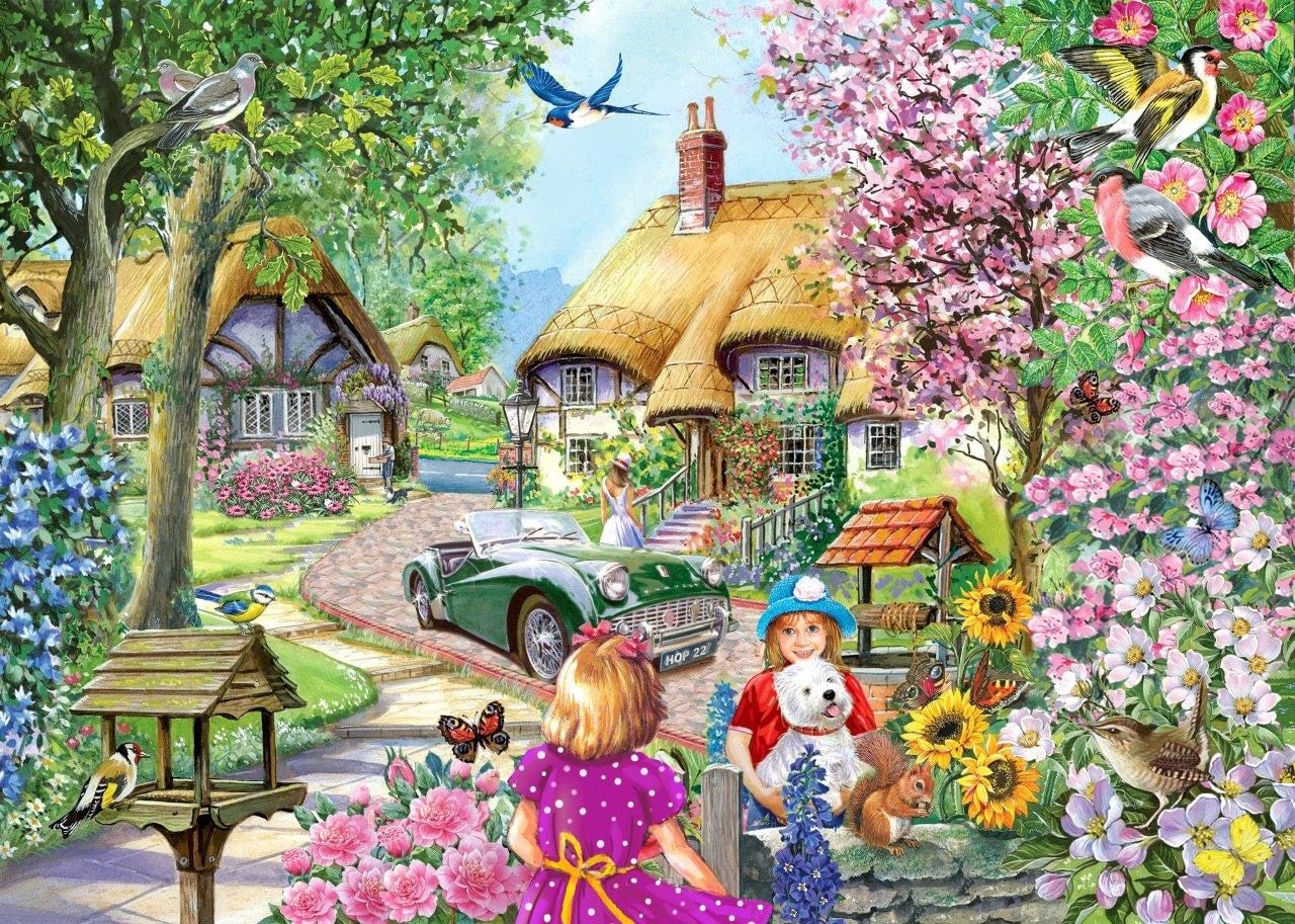 The House Of Puzzles Best Friends - Big 500 Piece Jigsaw Puzzle