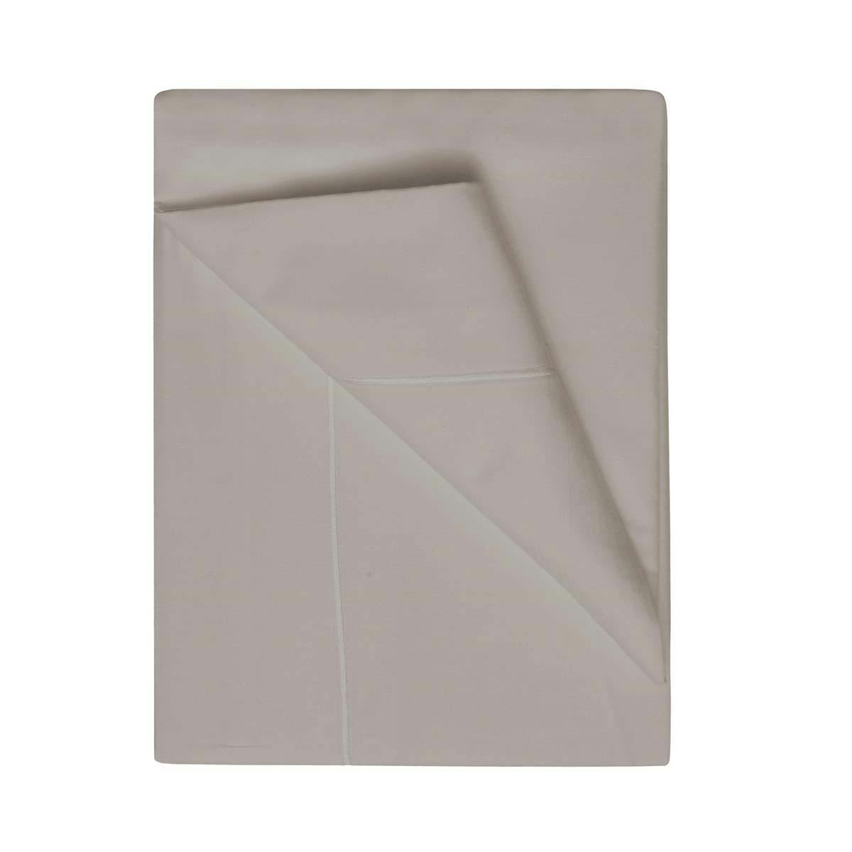 Belledorm 400 Thread Count Egyptian Cotton Flat Sheet - Pewter - Pewter - Superking - 100% Egyptian Cotton
