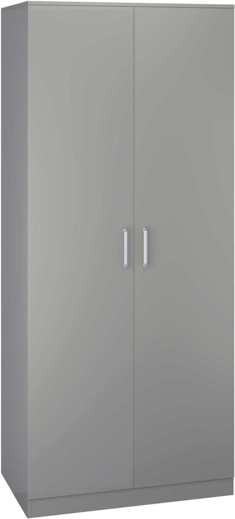Seconique Dakota 2 Door Wardrobe - Grey - Oak Effect - Image 6