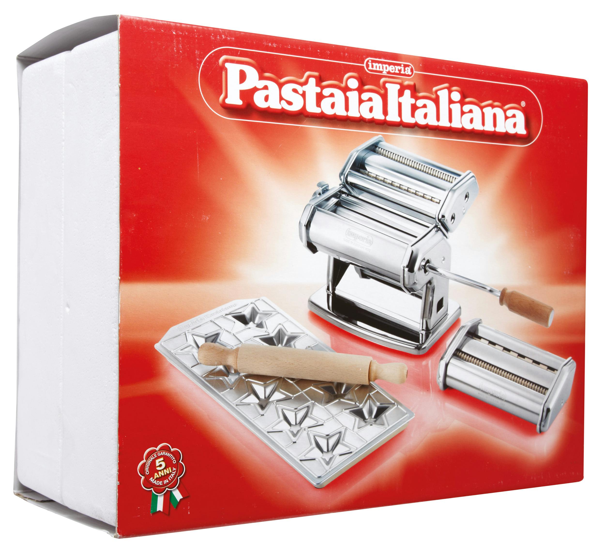 Imperia Silver Italian Pasta Maker Gift Set - Metal - Pasta Making