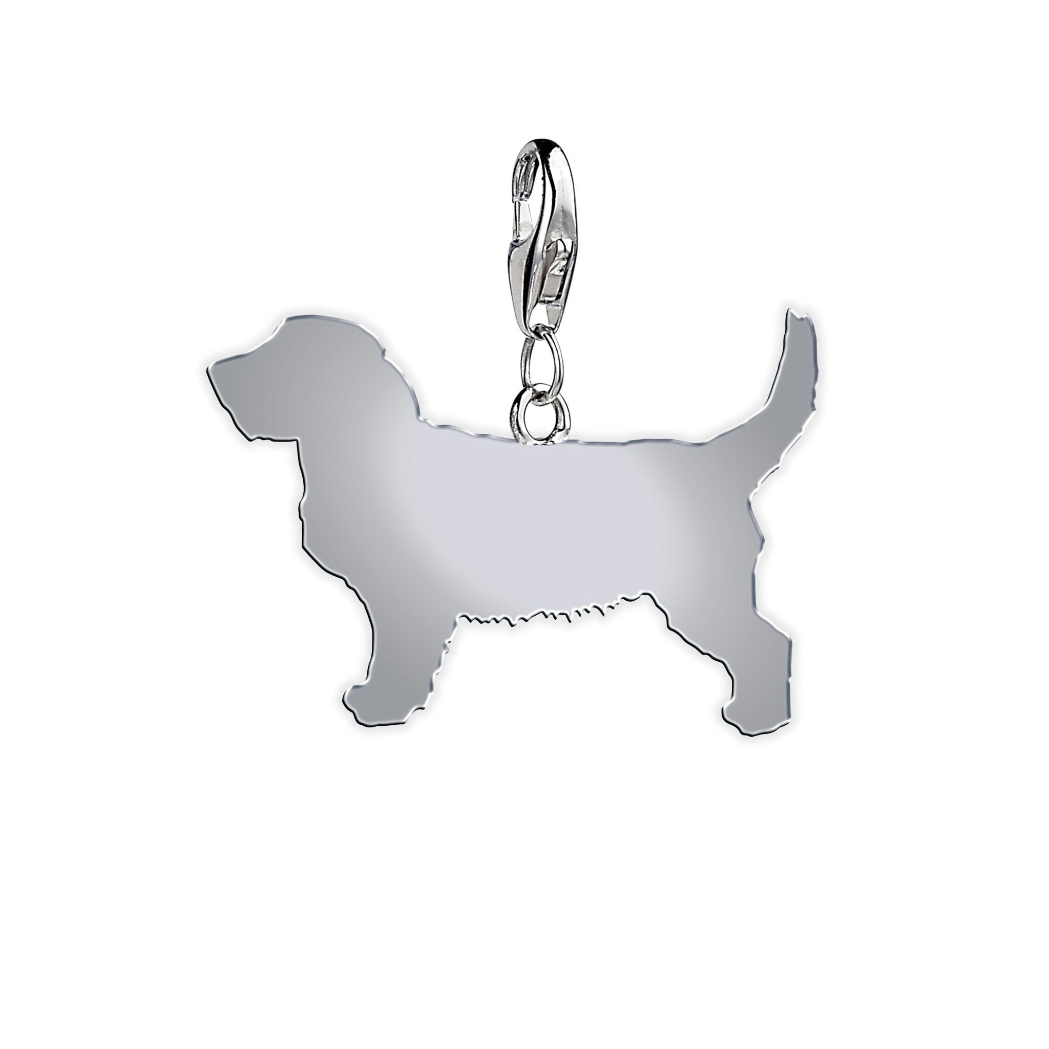 Mylee London Silver Griffon Fauve De Bretagne Silhouette Charm - No - Clip On Charm