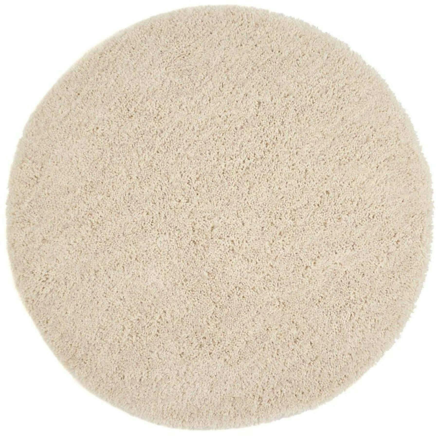 The Rugs Cream Chicago Shaggy Rug - Ø 133 Cm