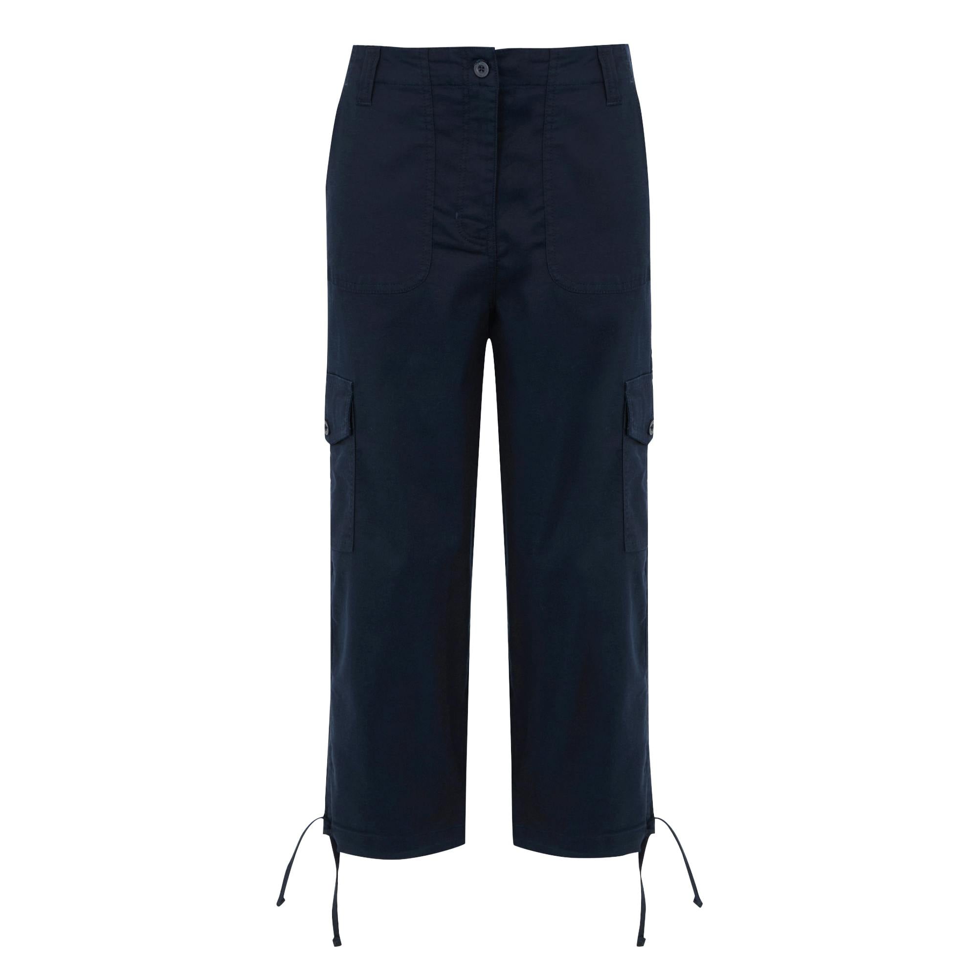 Regatta Women's / Shorebella Capri Trousers - Navy - 20 Uk - Navy - 56% Viscose/40% Cotton/4% Elastane