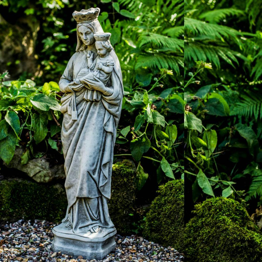 Osn Mary And Child Stone Statue / Memorial