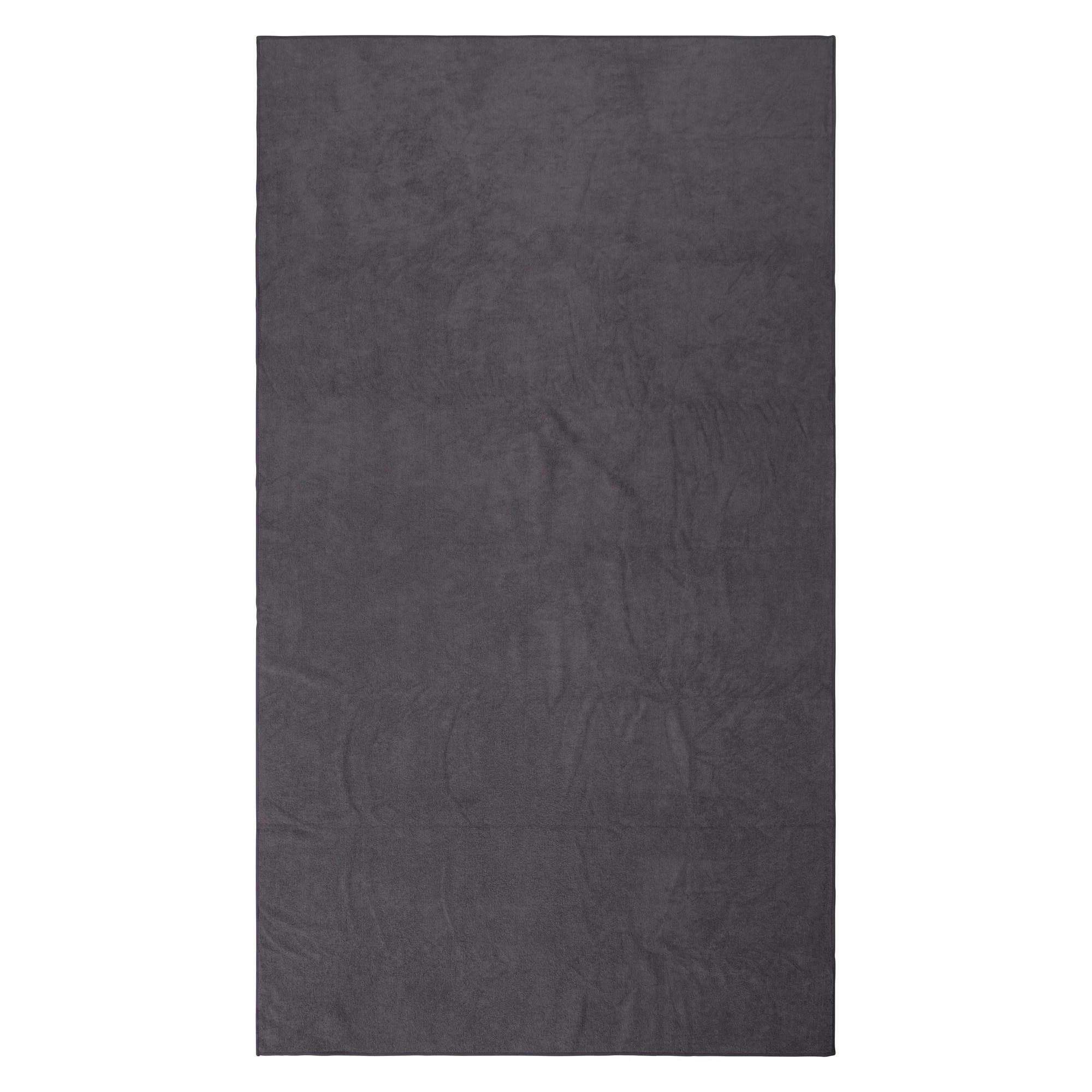 Mountain Warehouse Giant Micro-Towelling Towel - Charcoal - One Size - Charcoal - 80% Polyester/20% Polyamide