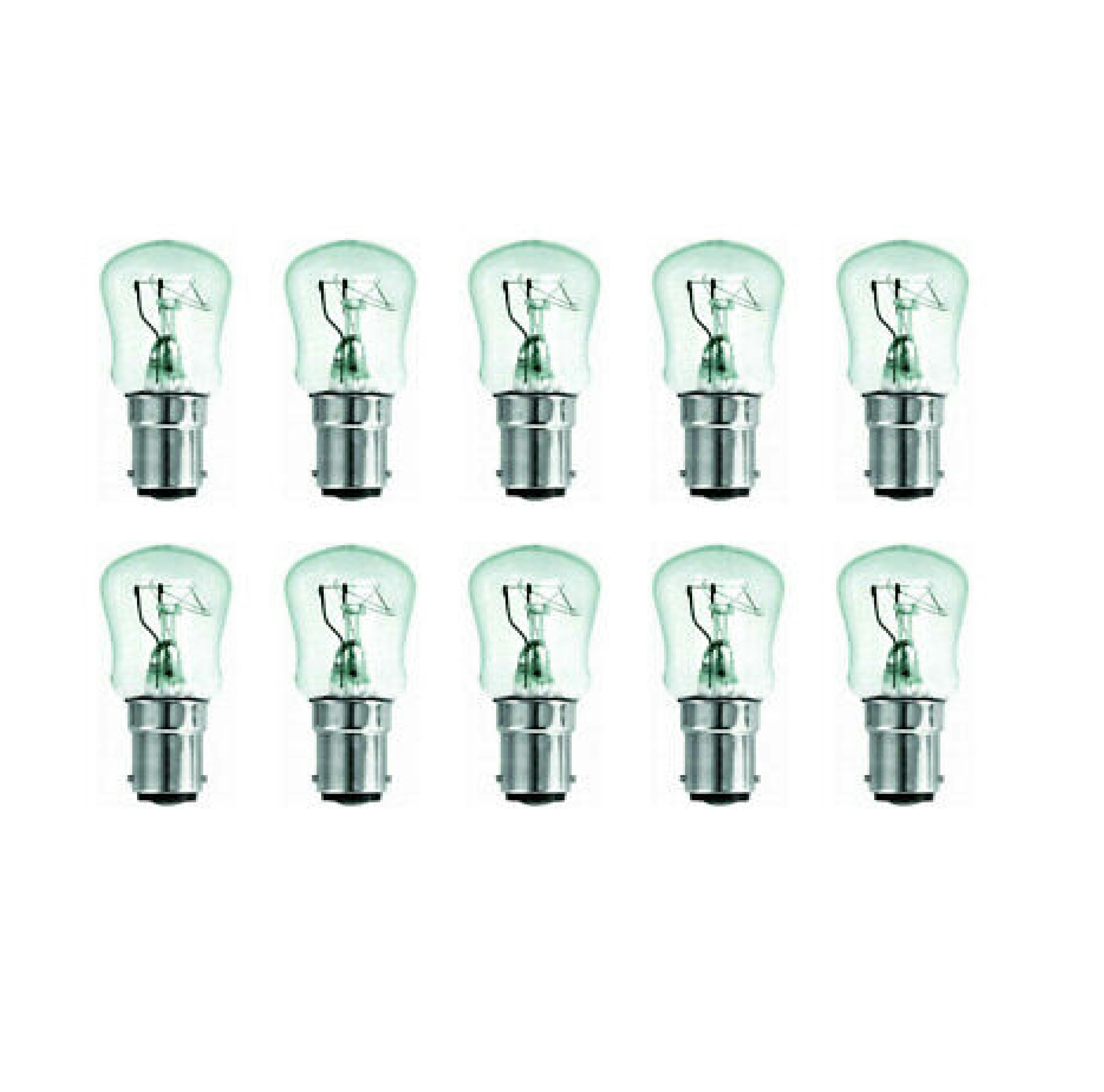 Eveready Light 10 X 25W Sbc B15 Clear Pygmy Bulbs