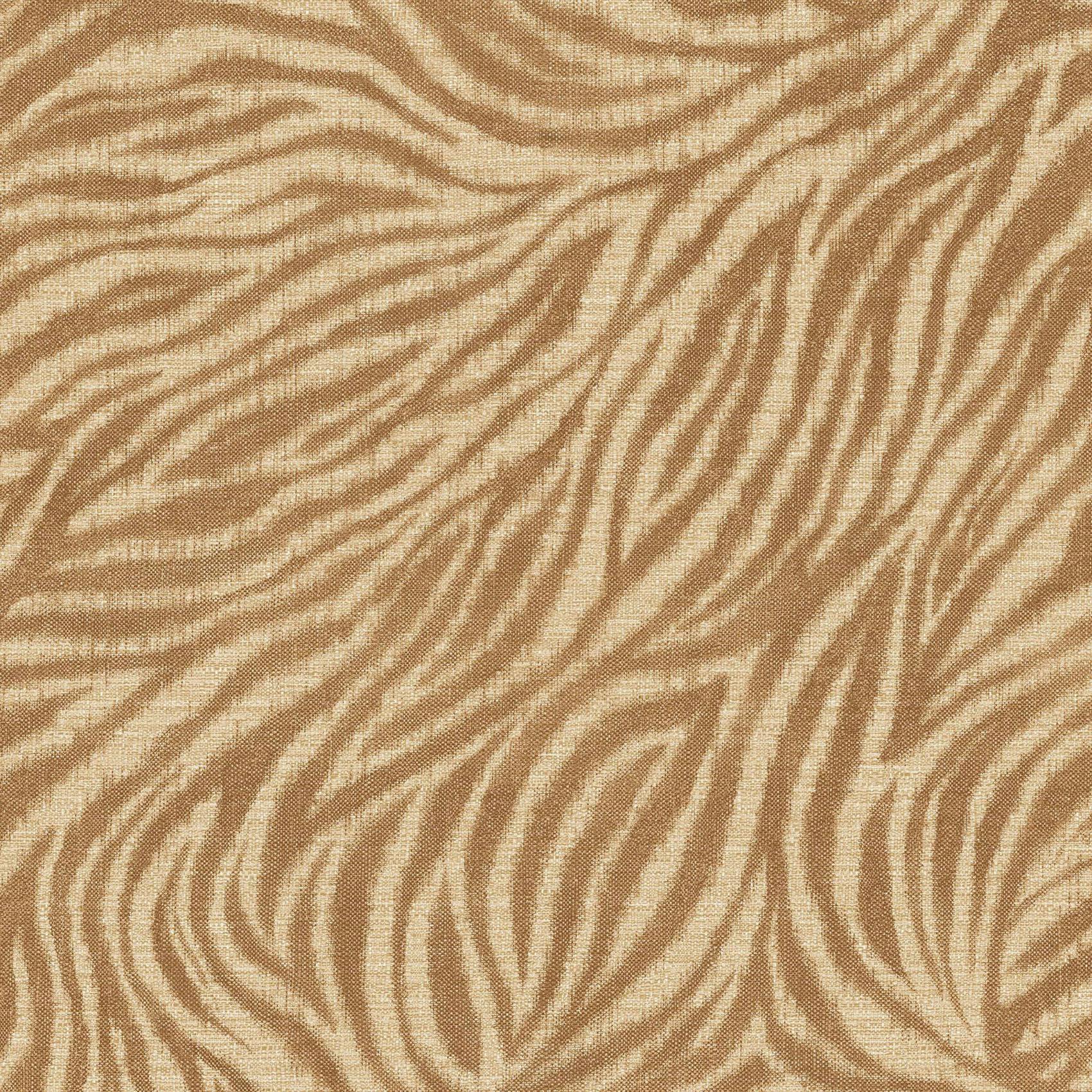 B&Q -  Ankara Modern Zebra Print Textured WallpaperTerracotta Rust - Image 4