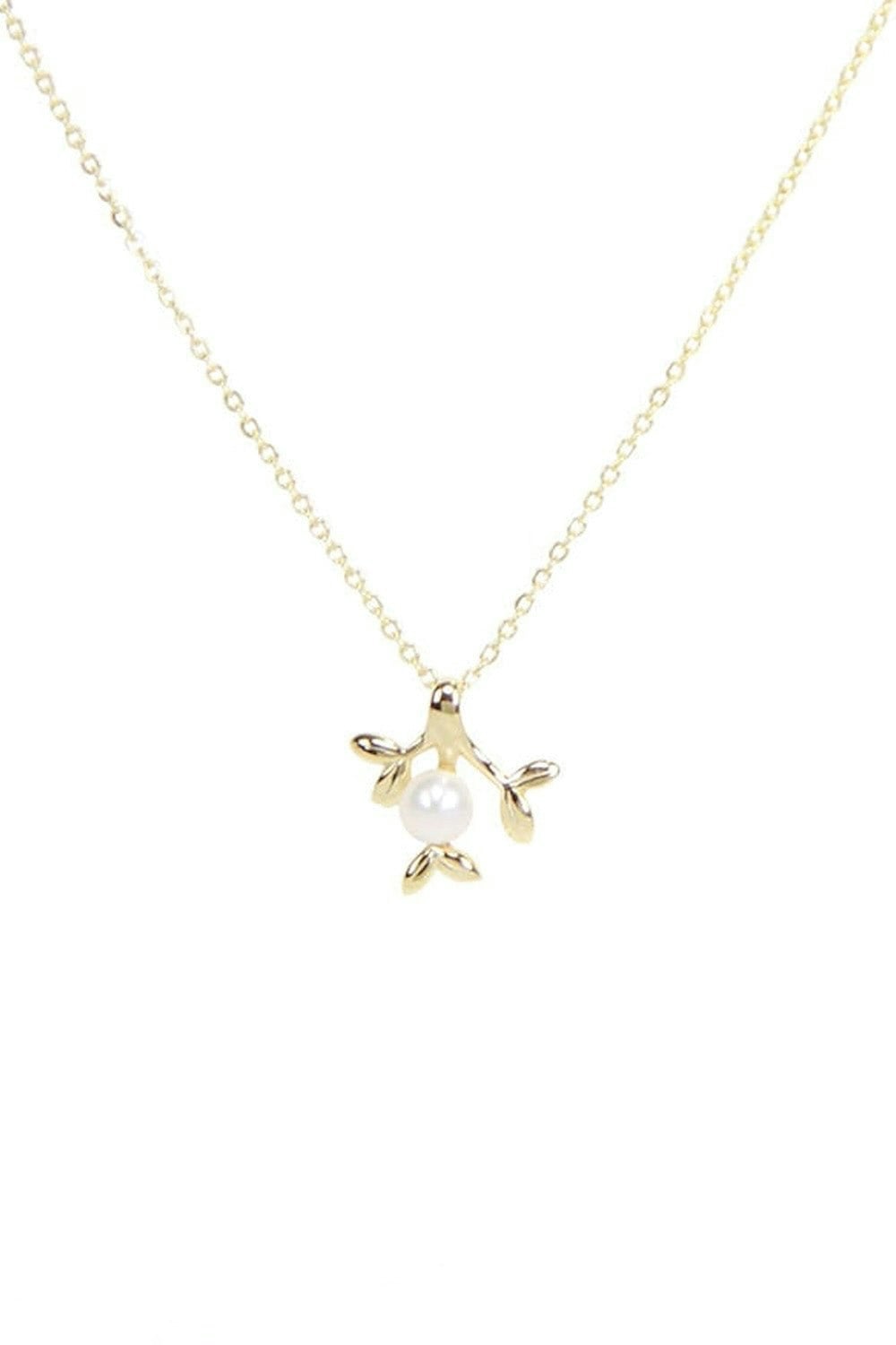 Elk & Bloom Gold Pearl Choker Necklace - 56Cm Full Necklace - Yes Please