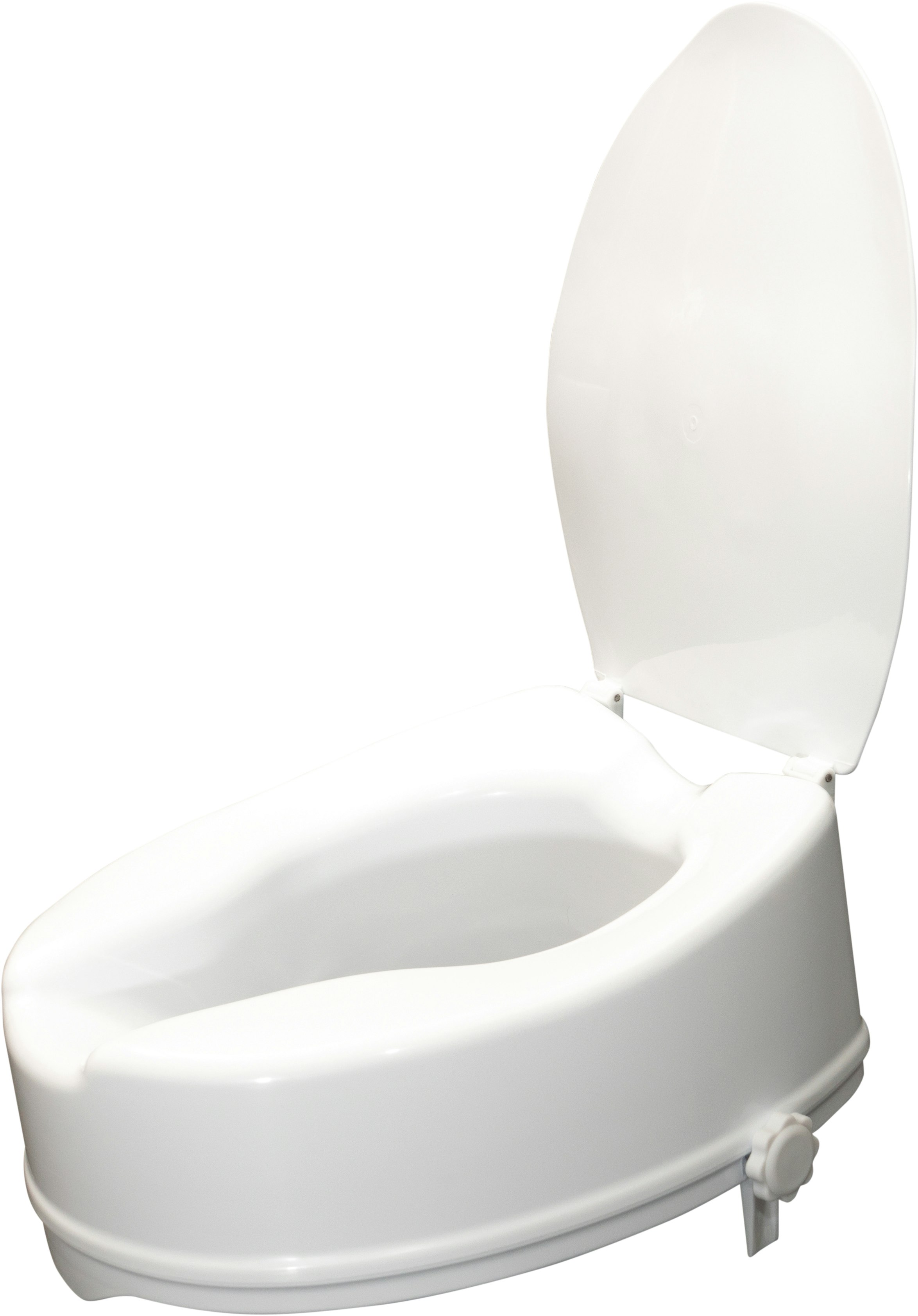Aidapt 6 Inch Raised Toilet Seat Lid