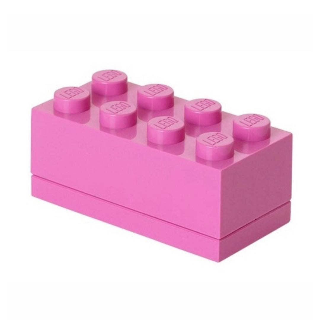 Lego Pink Mini Box 8 Storage Brick - 4.6 X 9.2 X 4.3Cm - Storage Brick