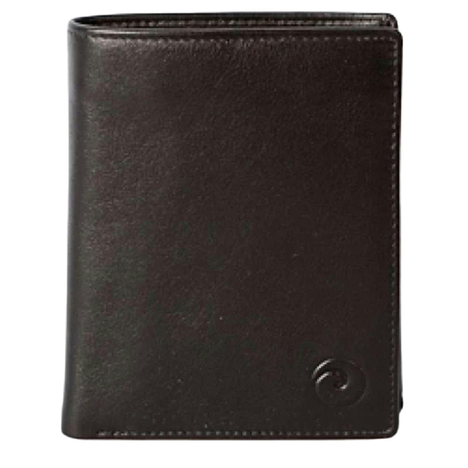 Mala Leather Men's Black Origin Genuine Leather Rfid Wallet