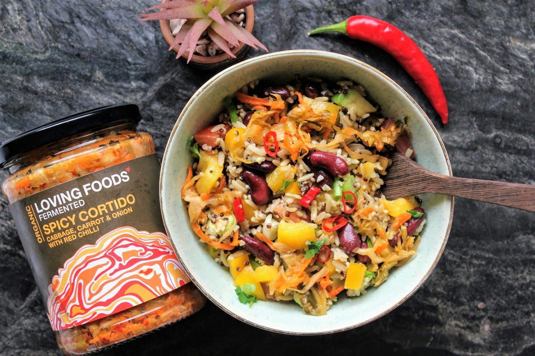 Loving Foods Organic Kimchi - Turmeric & Black Pepper 475G - Image 4
