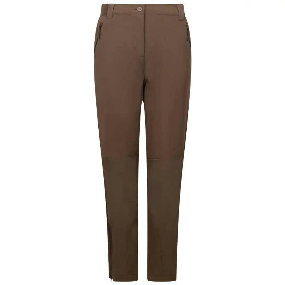 Trespass Women's / Tawny Dlx Softshell Trousers - Peat - Xxs - Peat - 92% Polyester/8% Elastane