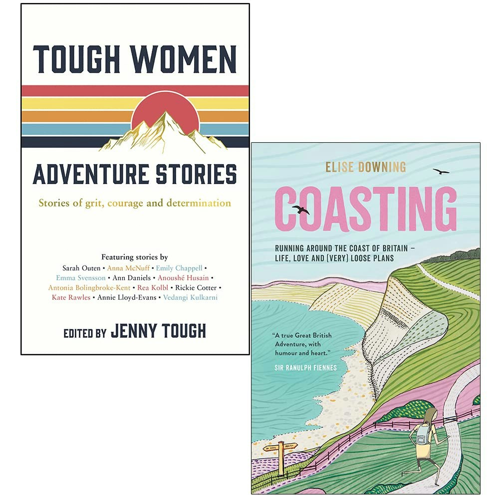 Summersdale Publishers Women's Tough Adventure Stories By Jenny Tough & Coasting By Elise Downing 2 Books Collection Set
