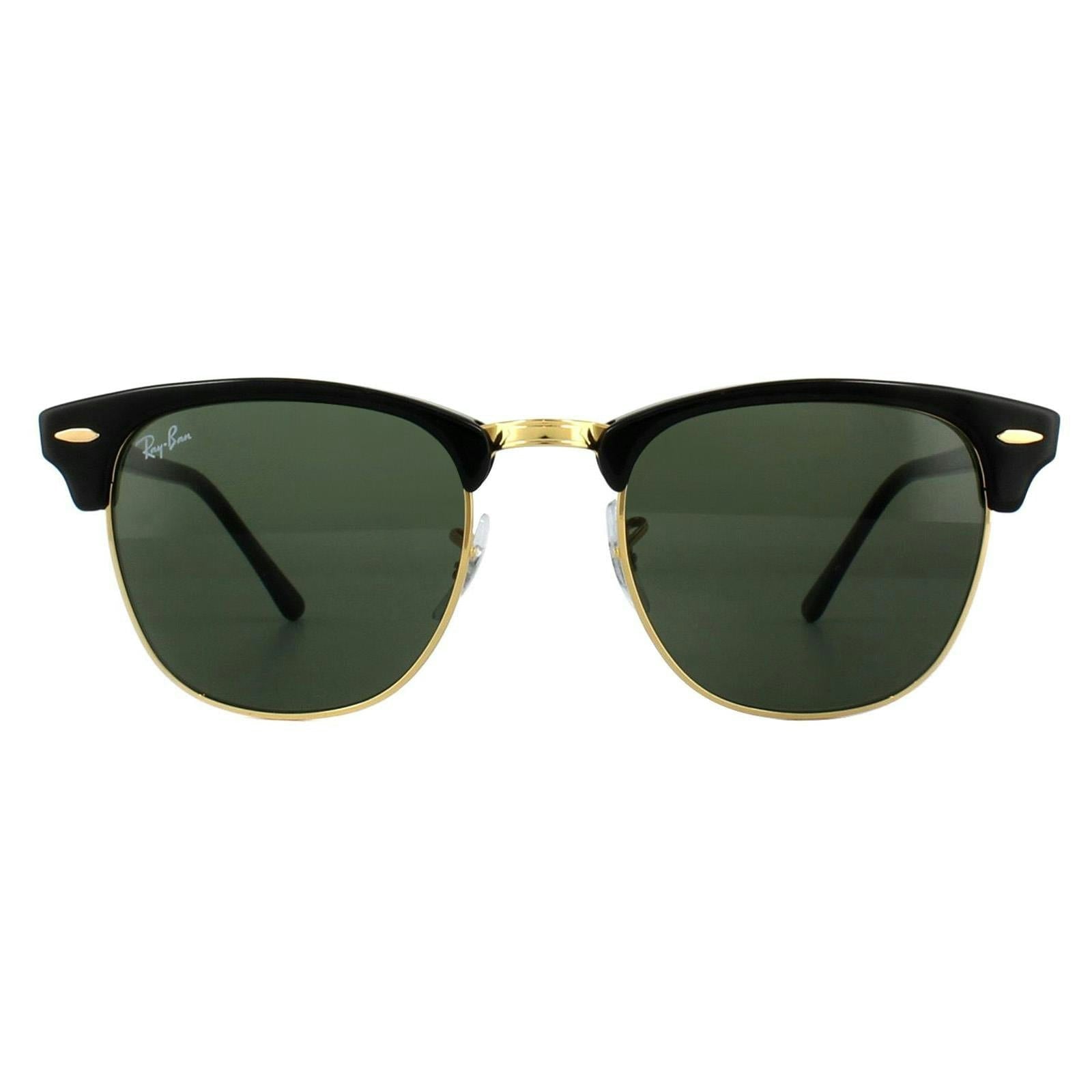 New Ray-Ban Clubmaster Sunglasses Classic Iconic 51mm Gloss Black RB3016 W0365 - Image 27