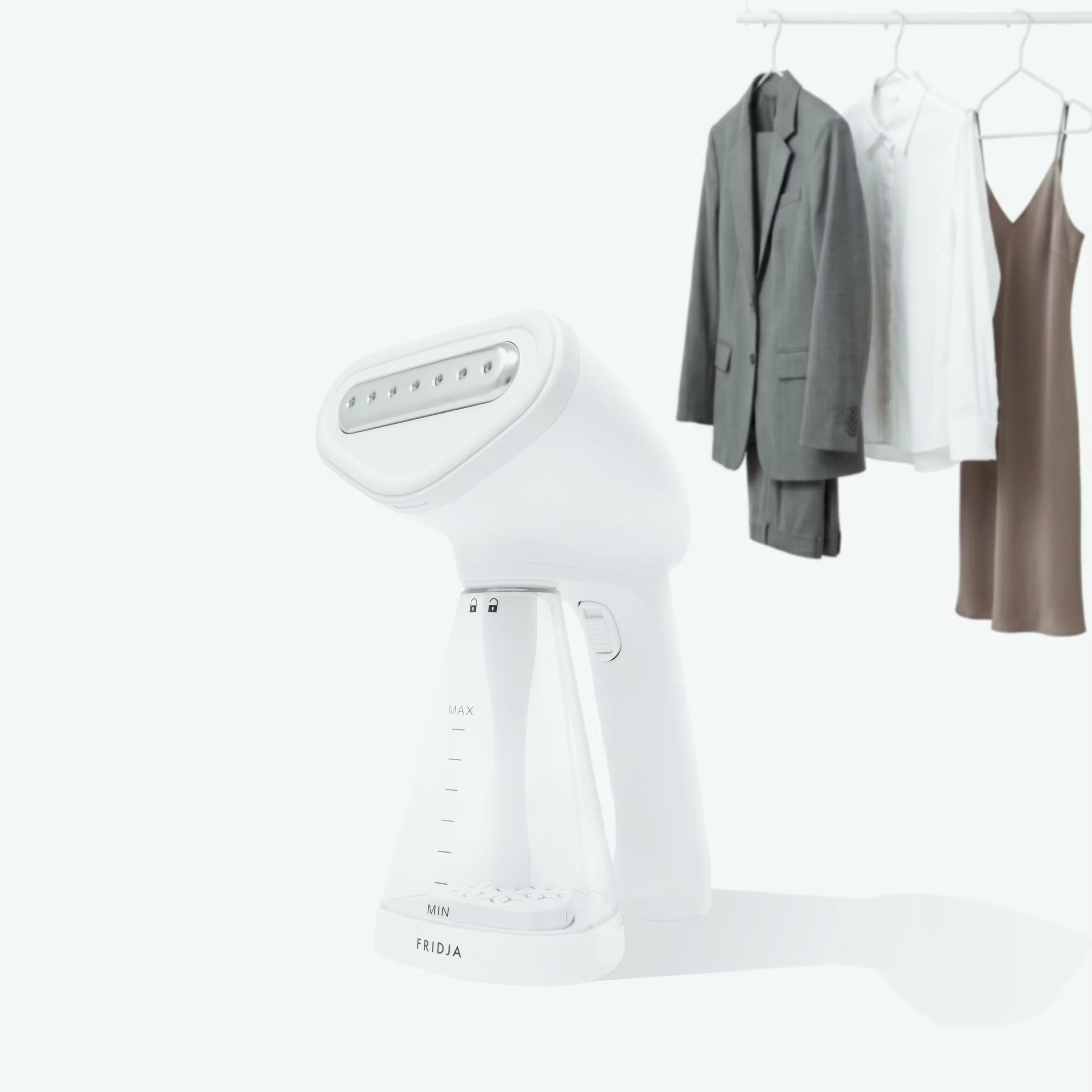 Fridja White F10 Handheld Clothes Steamer - Powerful 1500W Portable Garment Steamer For Home & Travel, Easy To Use - Which? Best Buy - Image 3