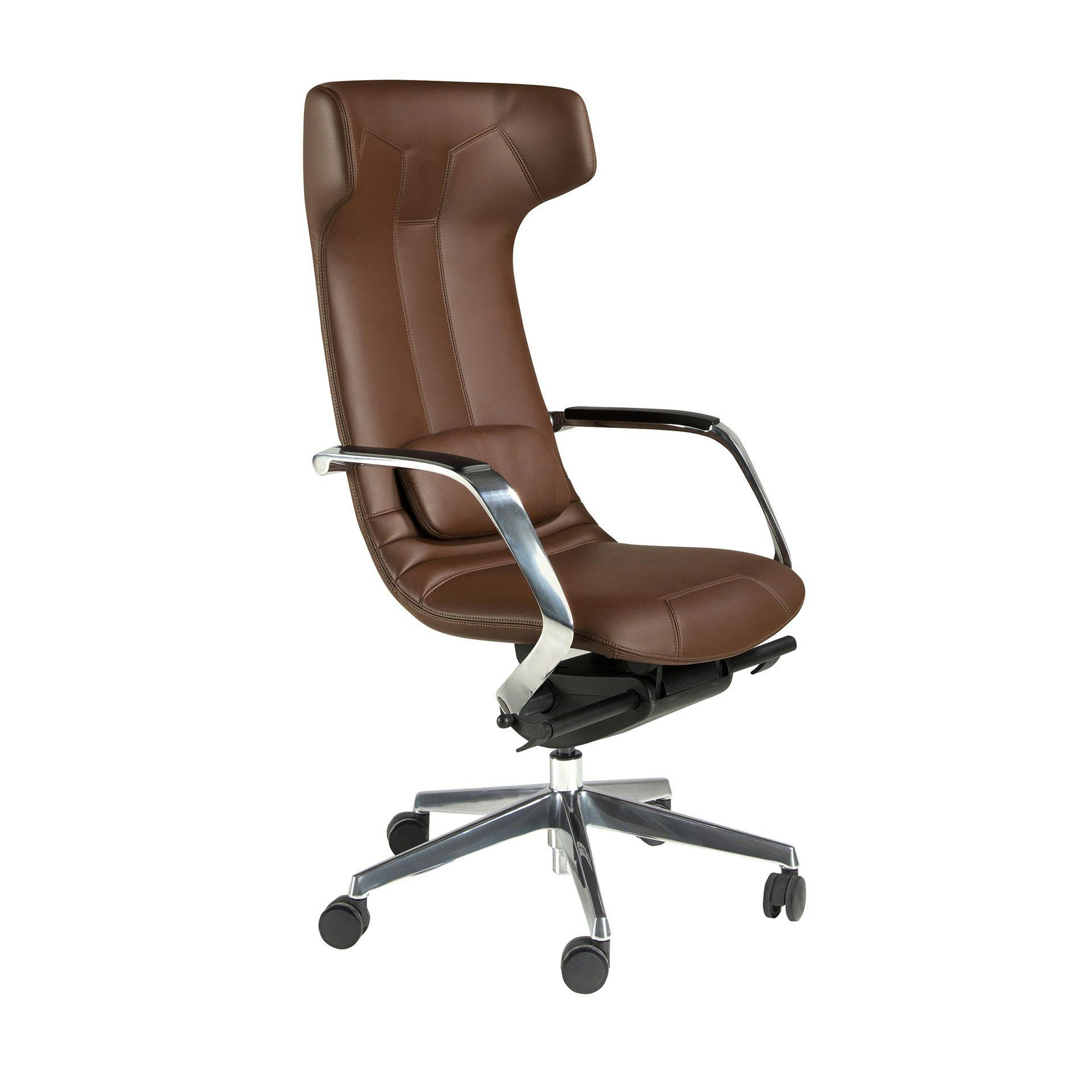 Angel Cerdá Brown Swivel Office Chair 4215/4216 - | Steel