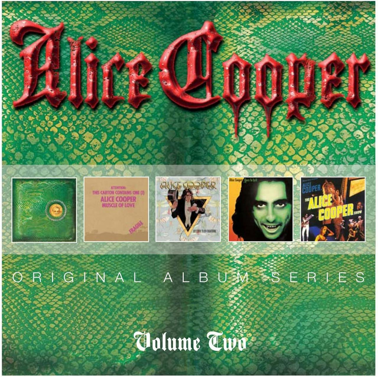 Eyesore Merch Dark Alice Cooper 'Original Album Series Vol.2' 5Cd Set