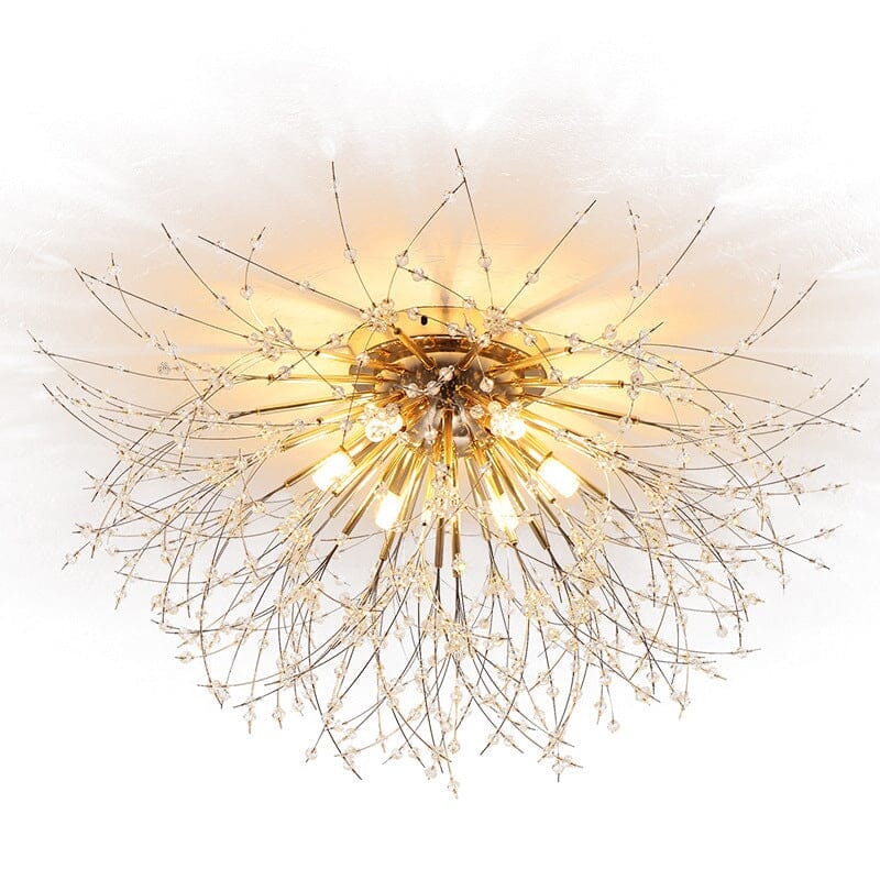 Rackhams Light/Gold 2 Style Sputnik Flush Mount Ceiling