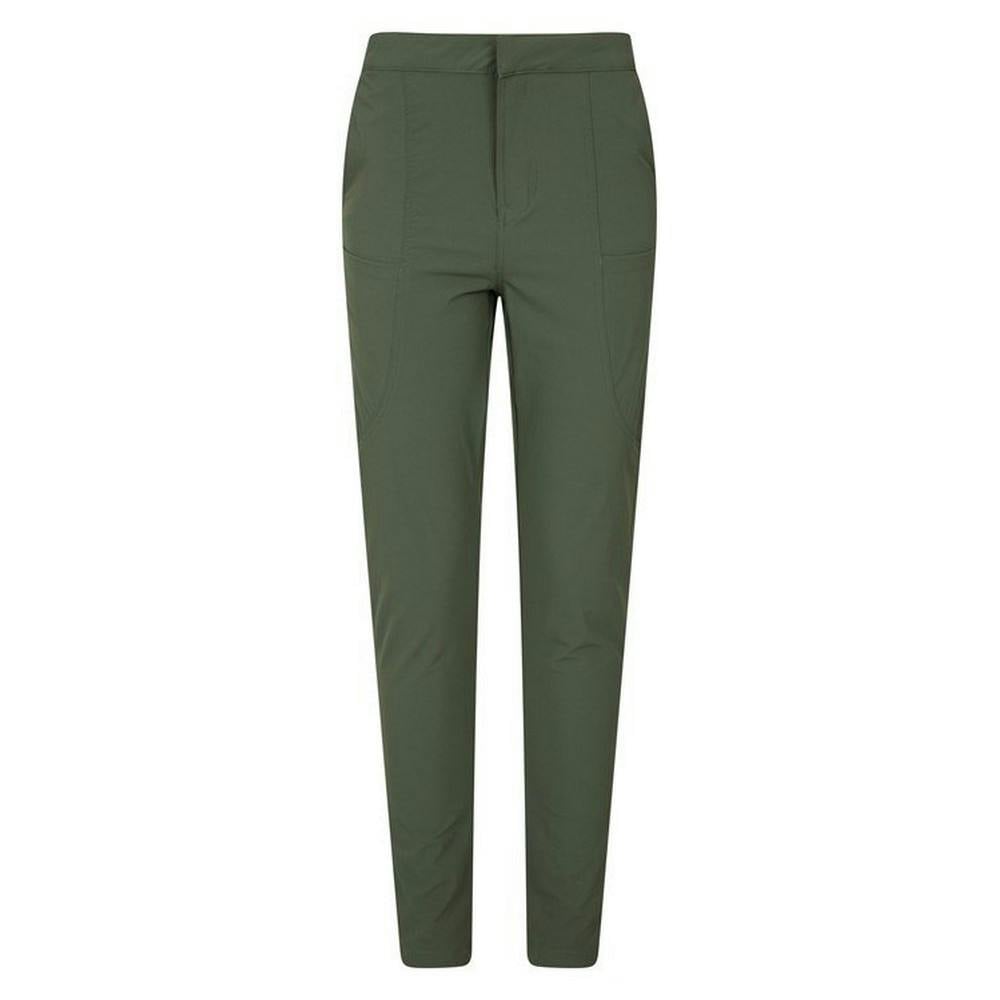Mountain Warehouse Women's / Kesugi Slim Hiking Trousers - Khaki - Khaki - 8 Uk - 92% Polyamide/8% Elastane