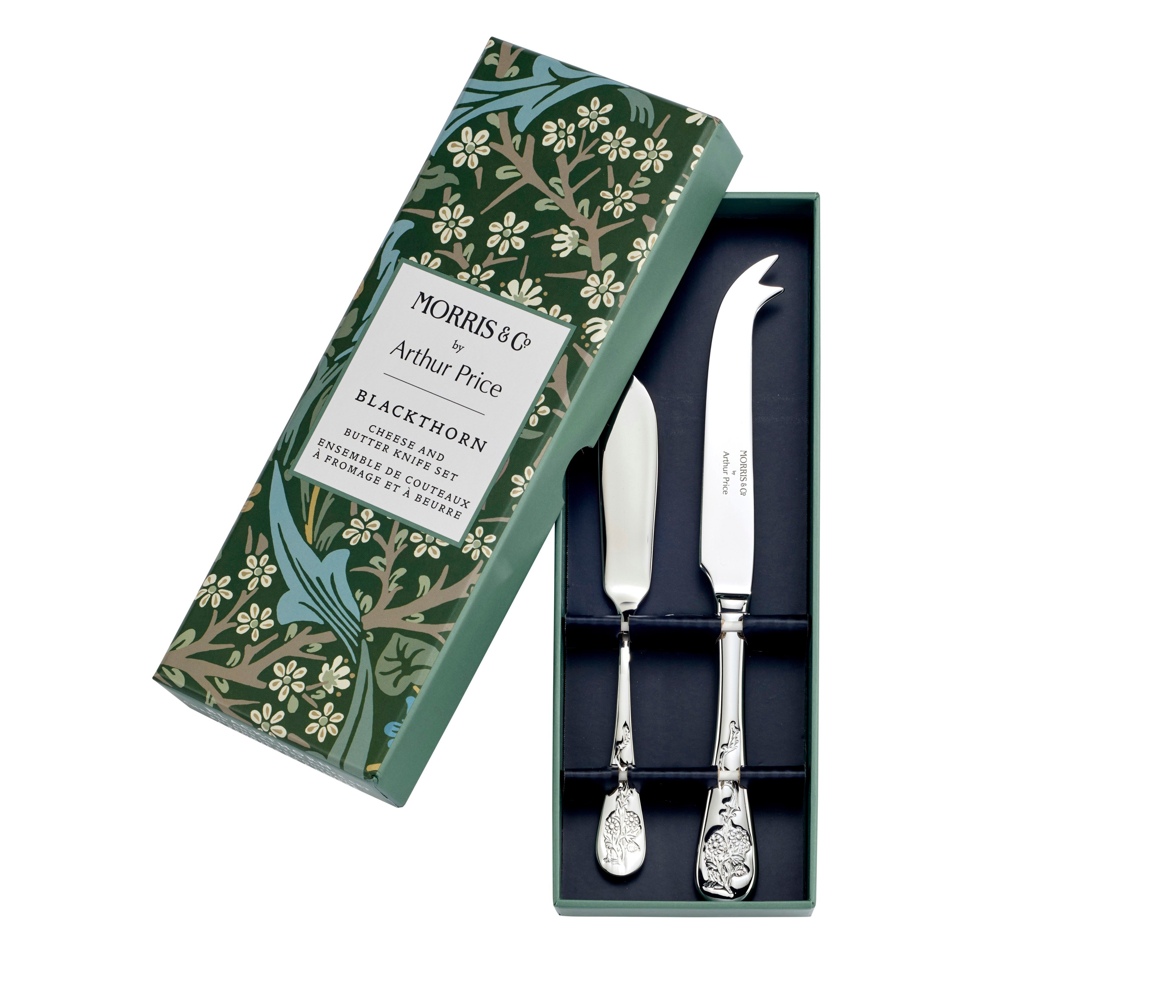 Morris & Co. by Arthur Price Stainless Steel (18/10) Wood Stainless Steel Cheese Knife Flatware - Image 2