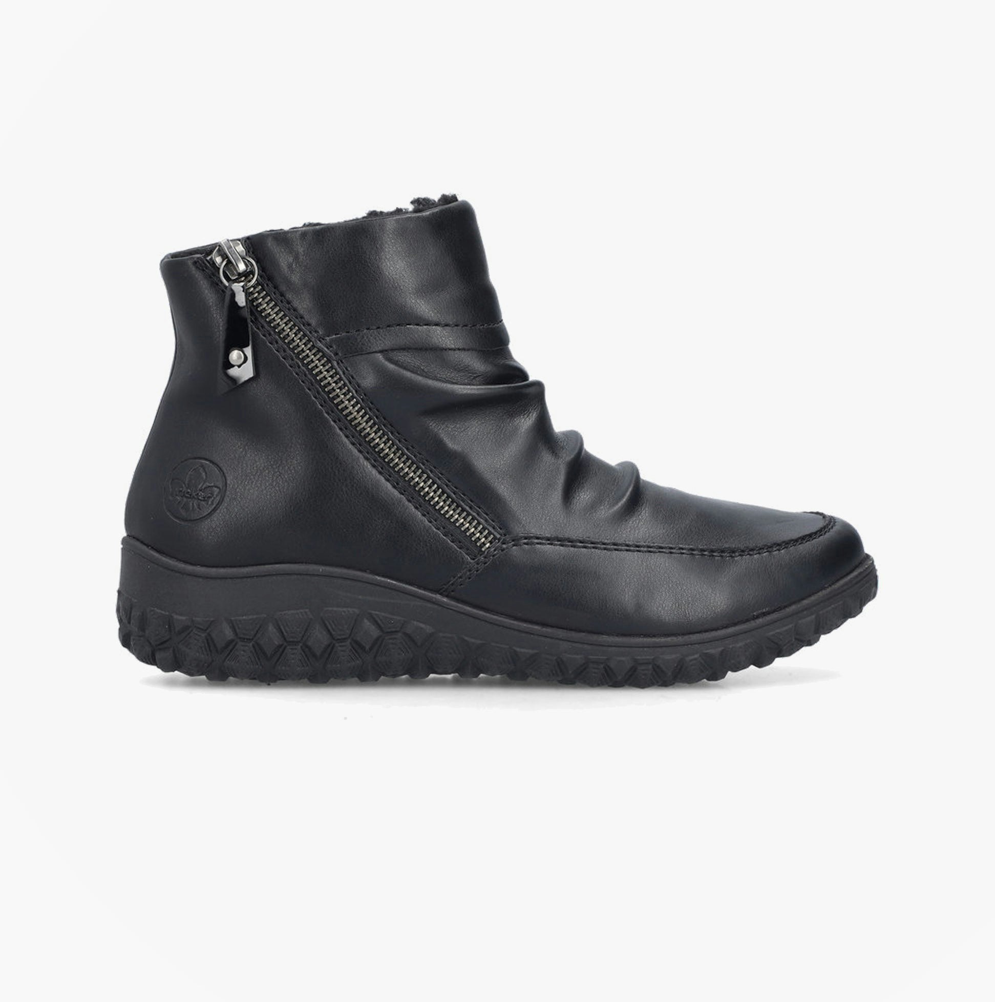 Rieker Women's Black 59585-01 Boots - Uk 7.5 / Eu 41