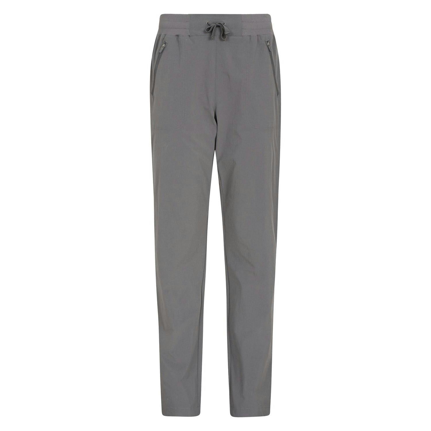 Mountain Warehouse Women's Dark/Grey Explore Hiking Trousers - 16 Uk - 60% Polyester/20% Polyamide/20% Elastane